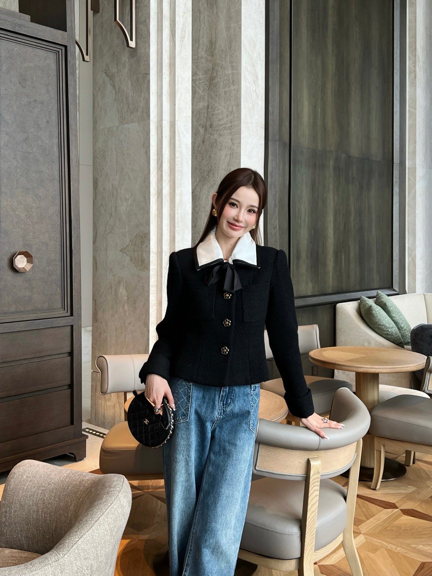 Chan NEW lapel jacket