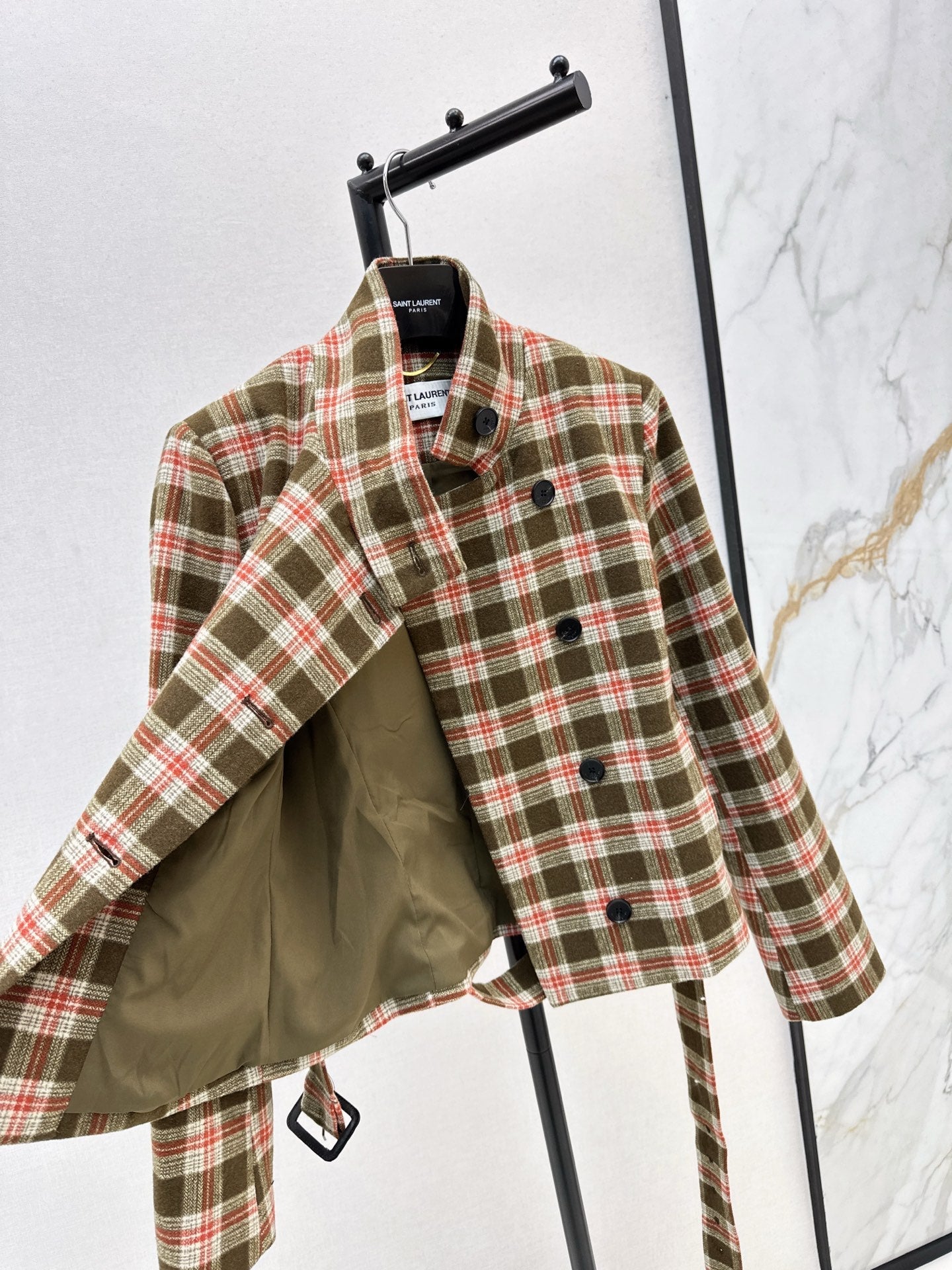 Saint NEW plaid coat