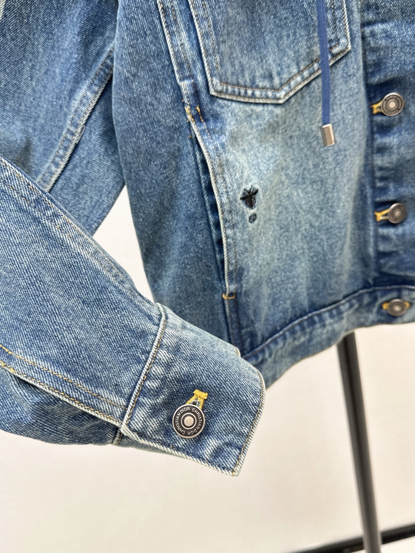 CD NEW hooded denim jacket