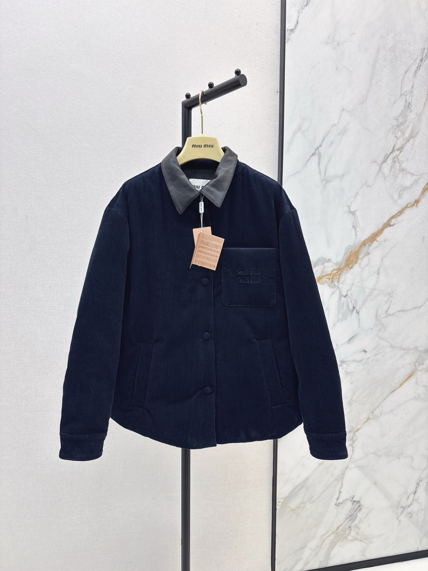 Miu NEW corduroy down jacket