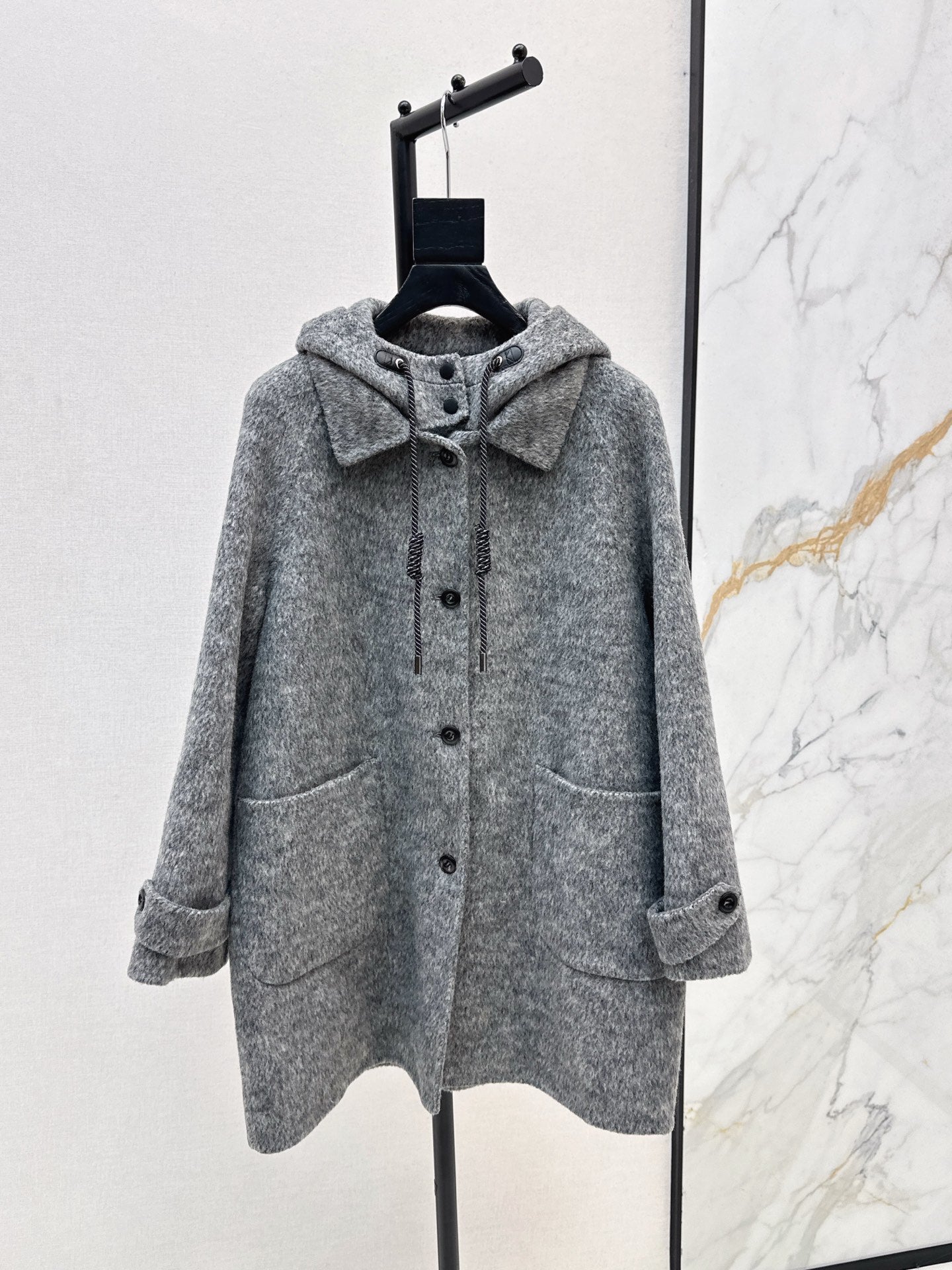 Loro NEW wool hooded coat