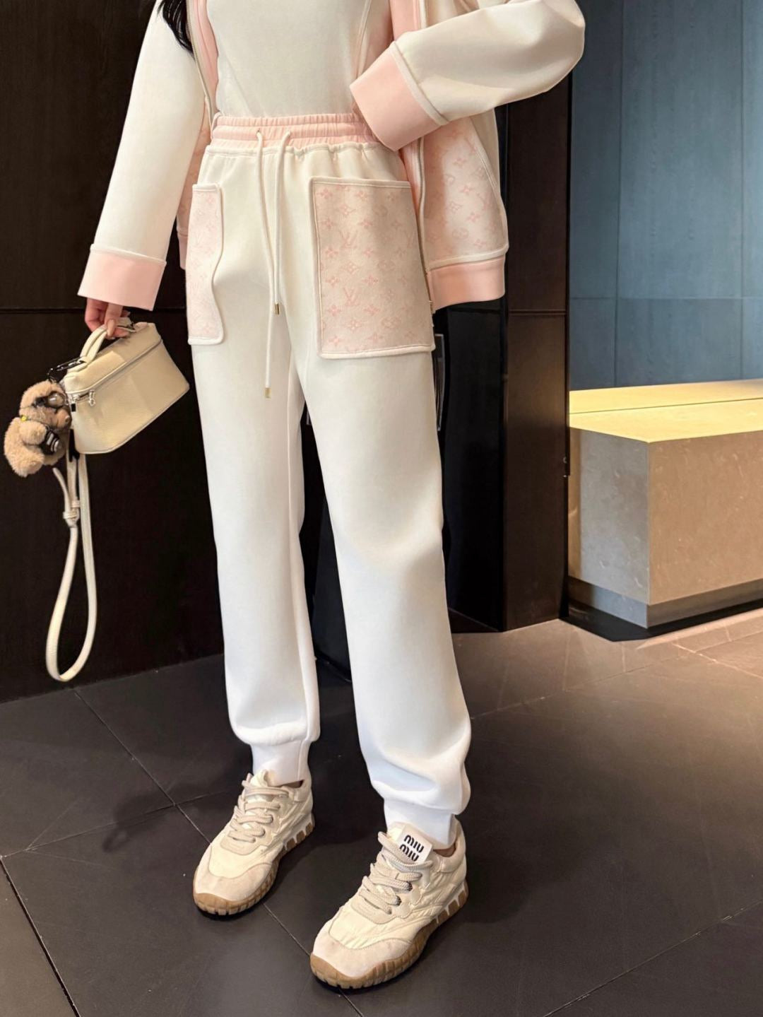 Louis NEW Splicing color suit