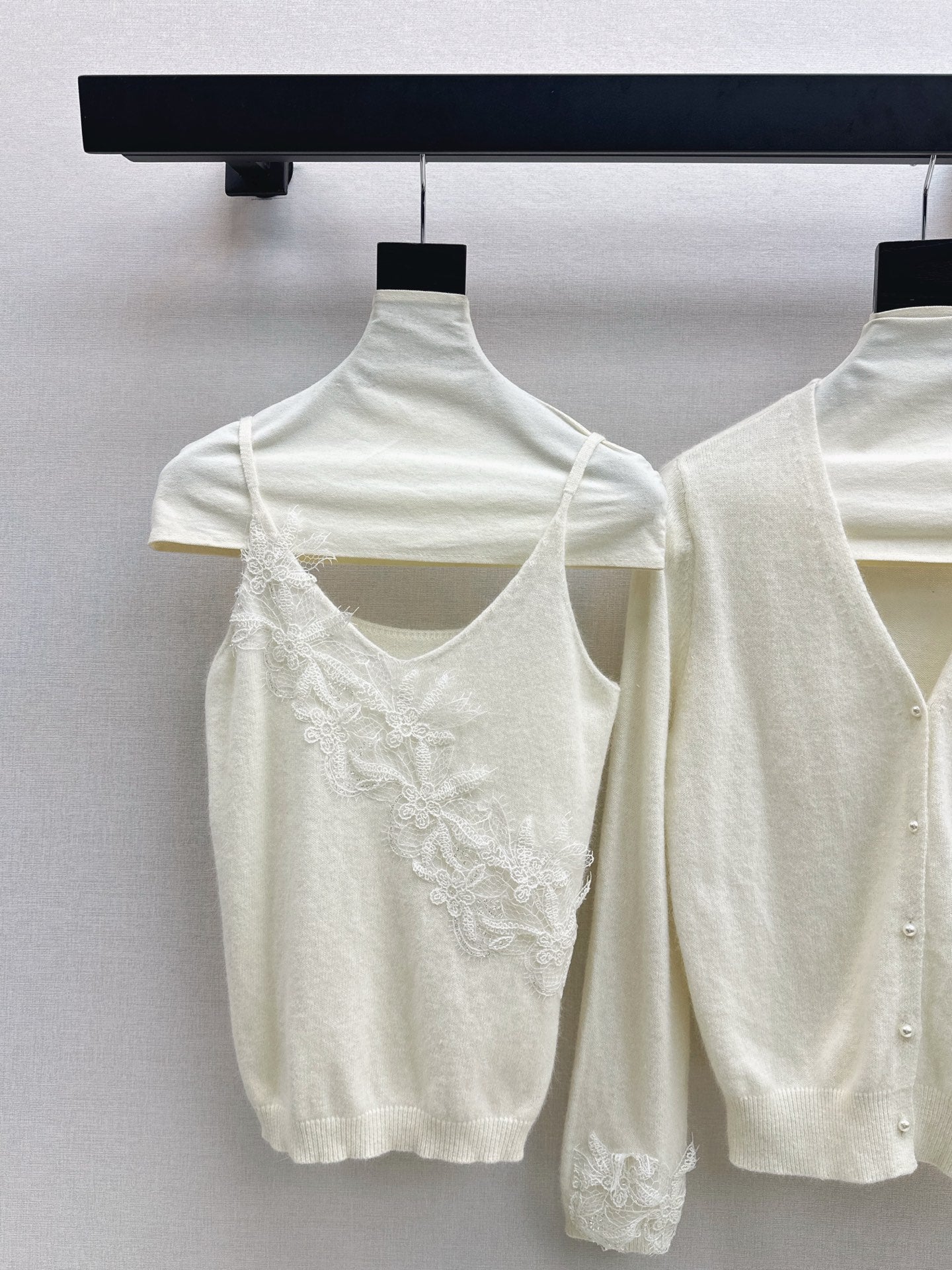 Chan NEW Lace knit suit