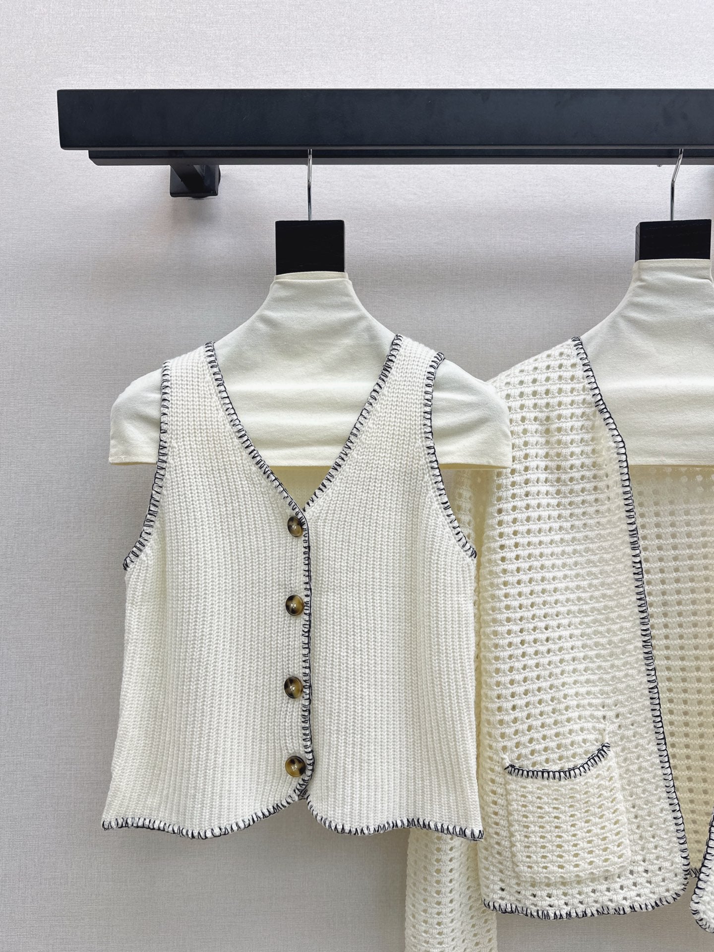 Chan NEW Hollow knit suit