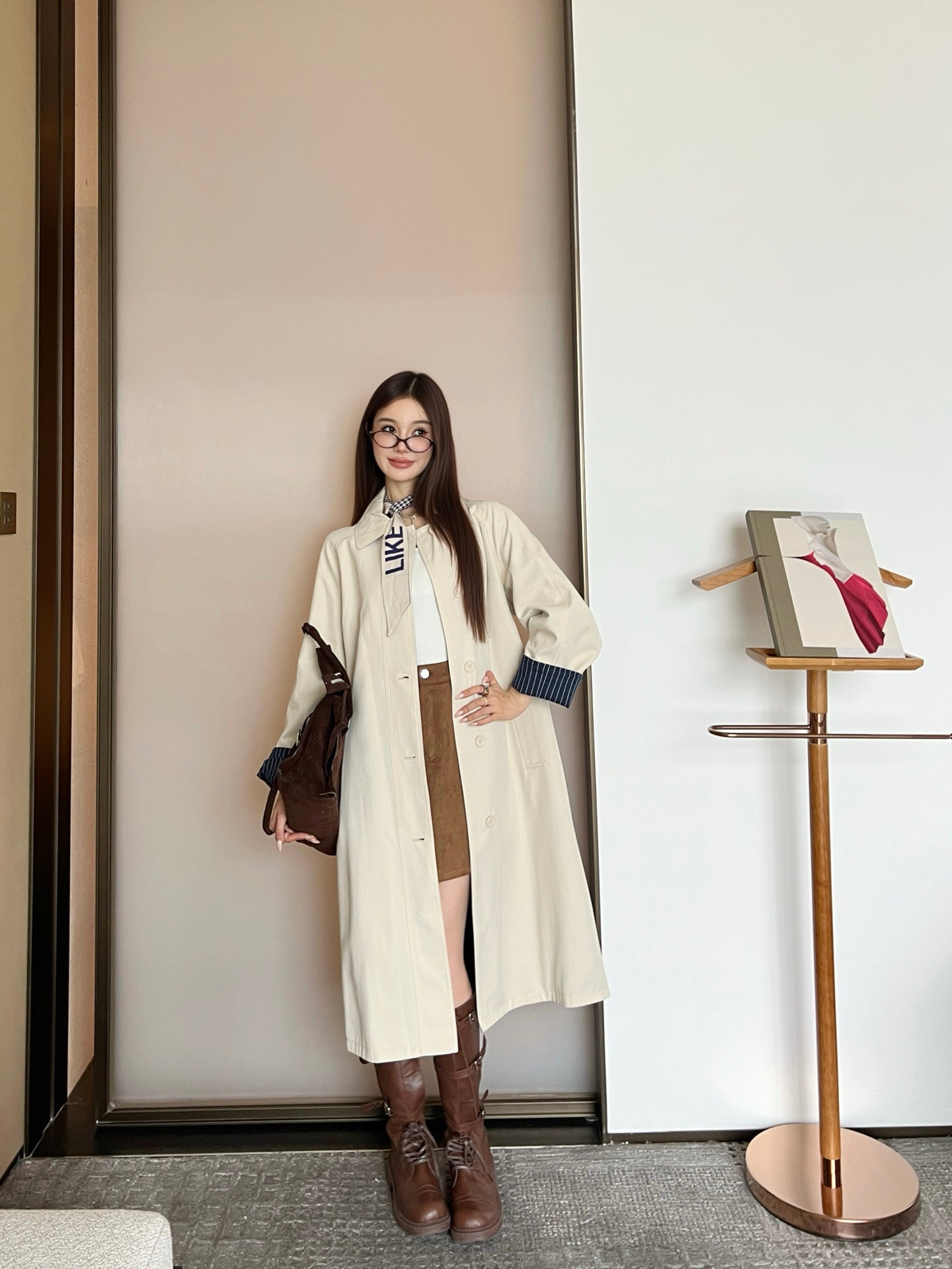 Miu NEW long trench coat