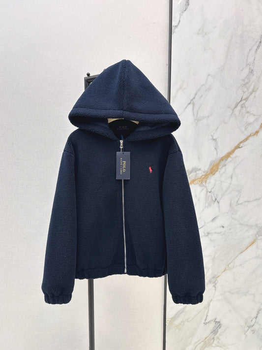 Ra1 NEW Hooded plush jacket
