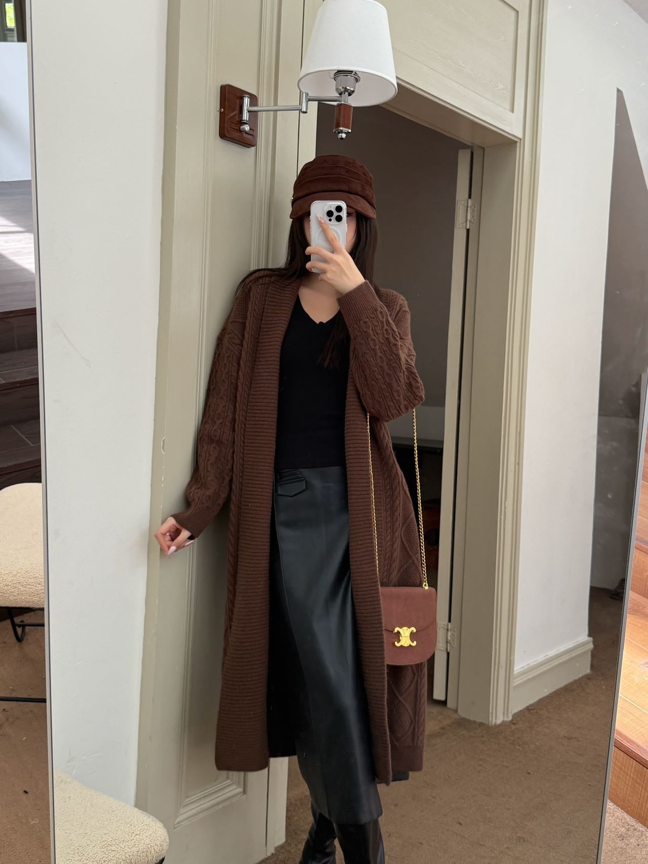 Herm NEW knitted long coat