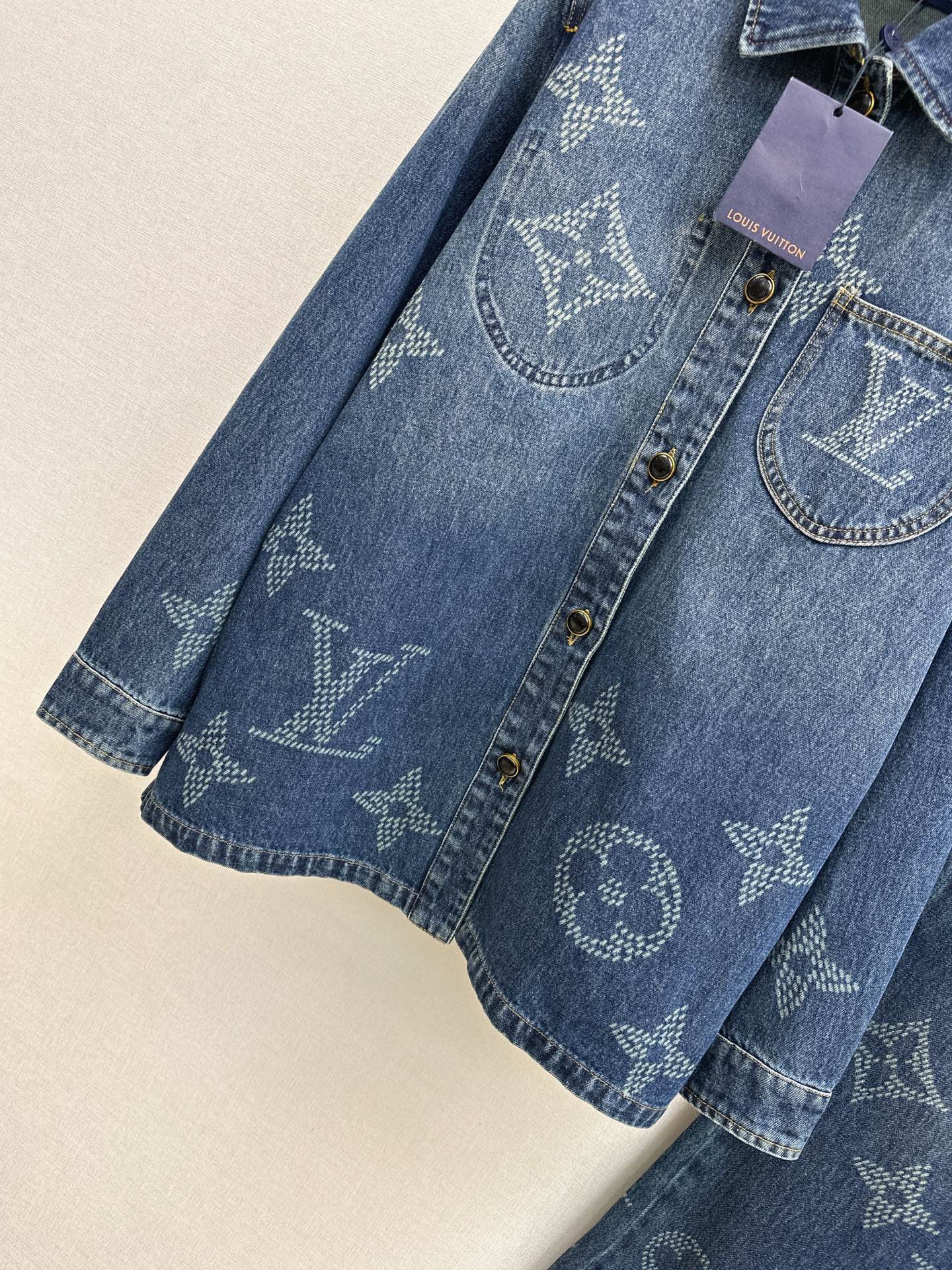 Louis NEW jacquard denim jacket