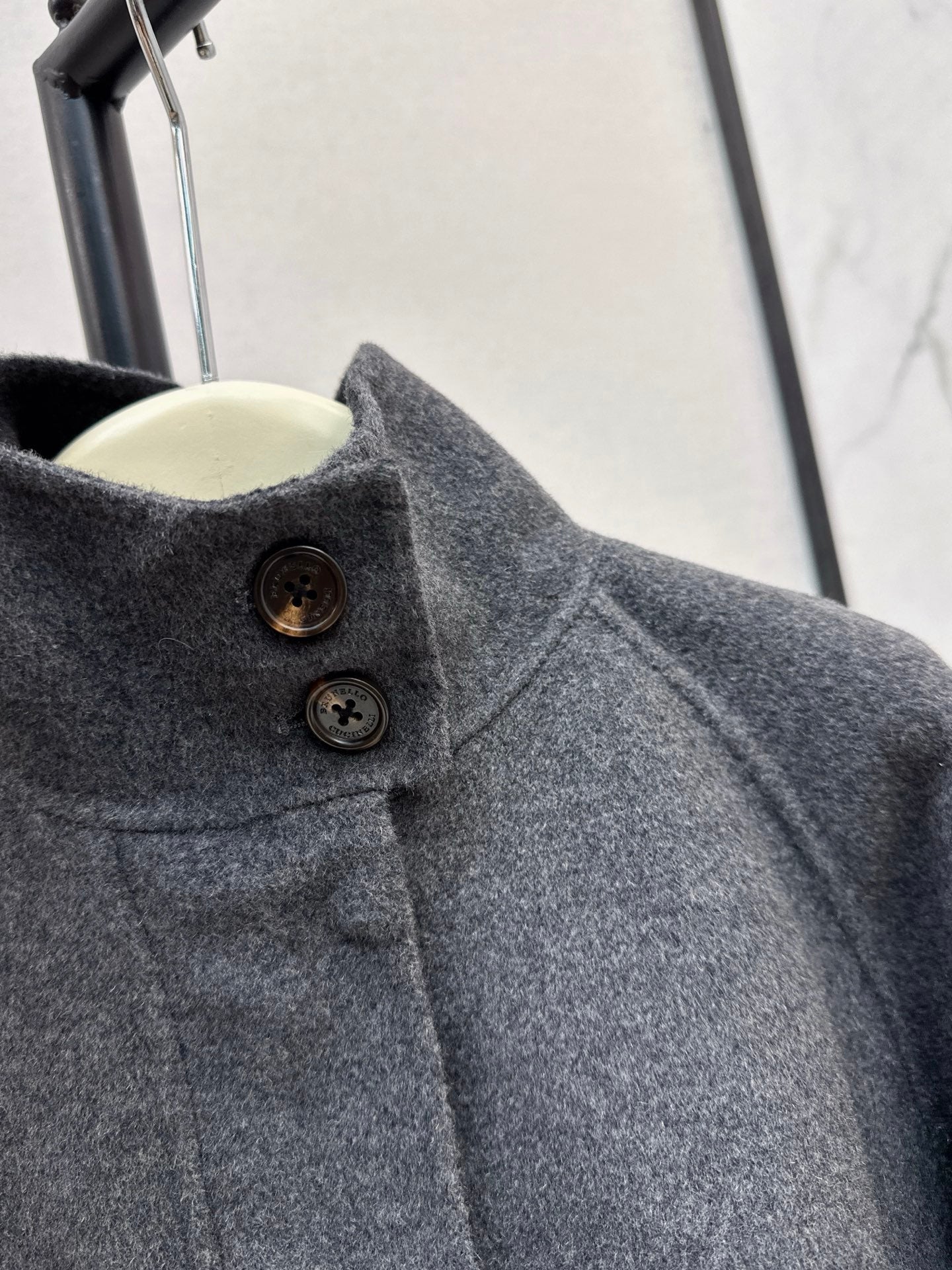 Brune NEW Double-faced wool coat