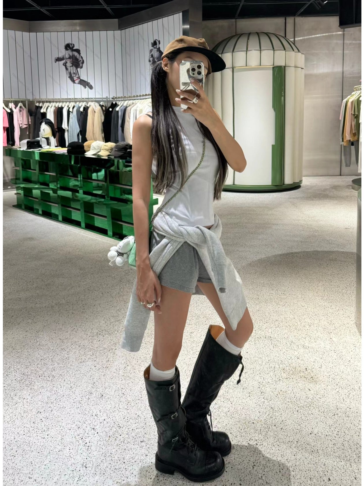 Miu NEW genuine leather boots