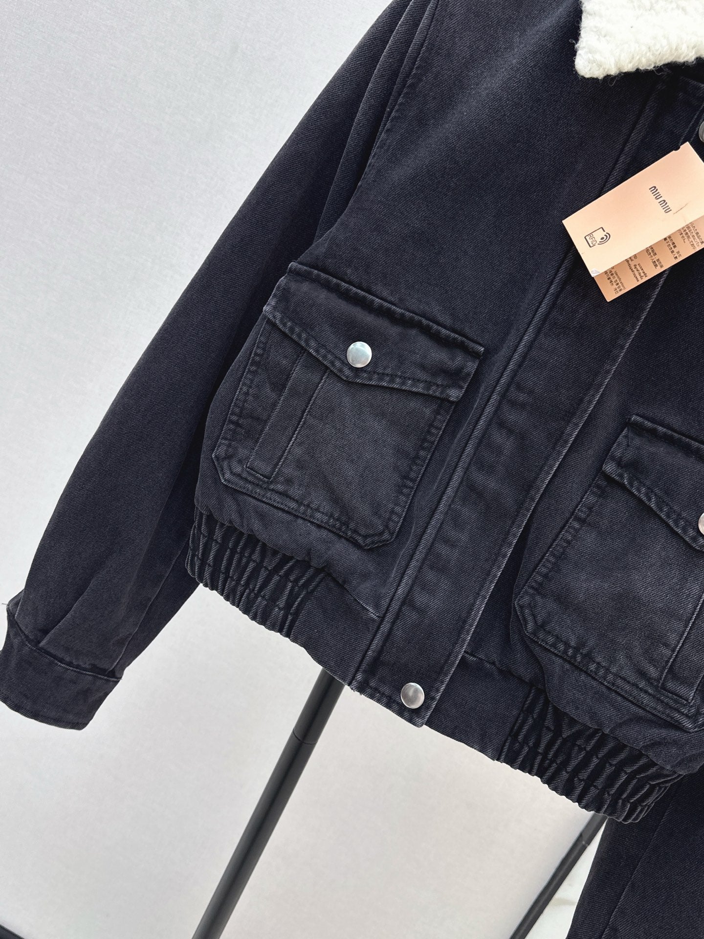 Miu NEW Denim padded jacket
