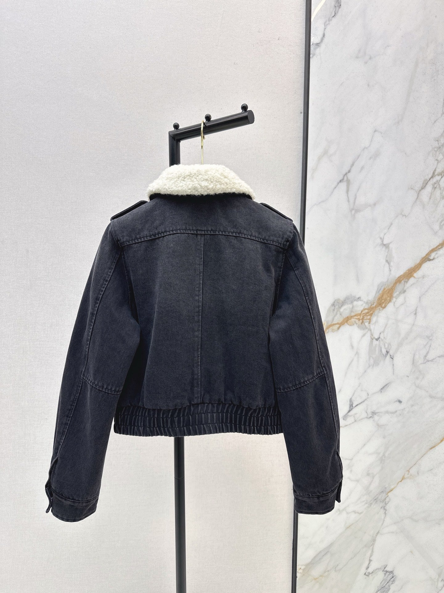 Miu NEW Denim padded jacket