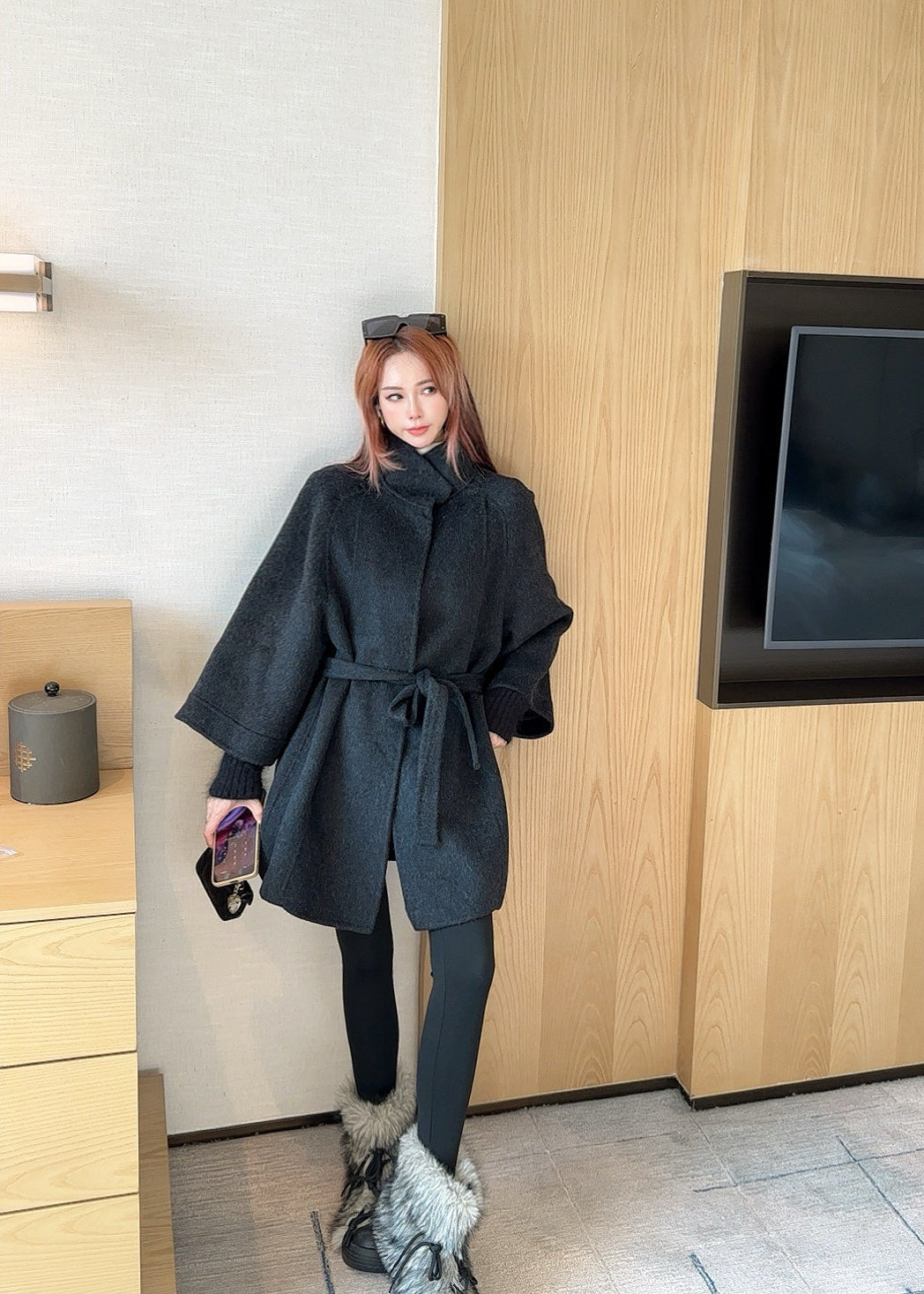 Brune NEW woolen coat