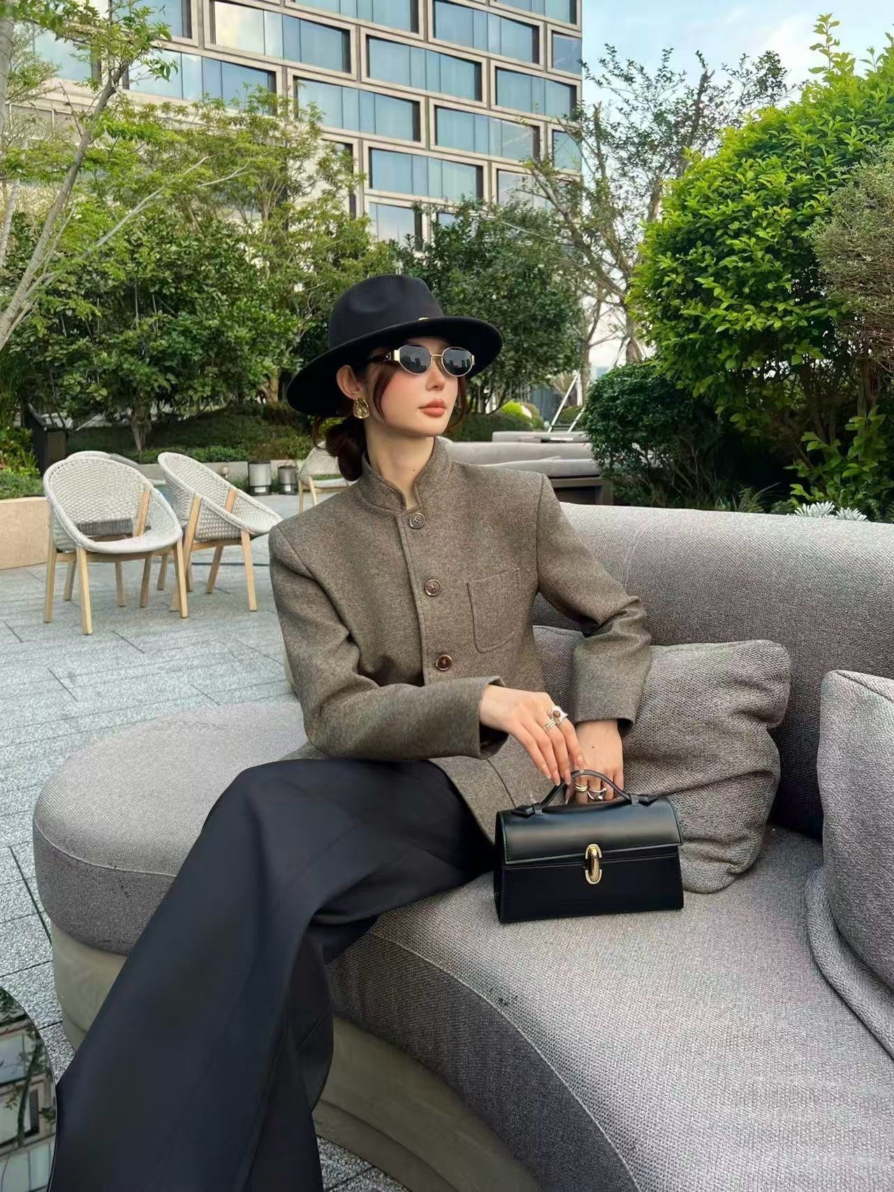 Loro NEW stand collar jacket