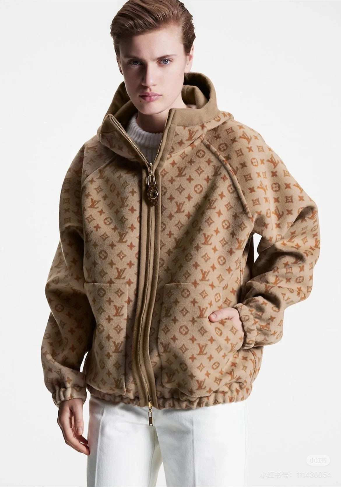 Louis NEW Monogram hooded coat