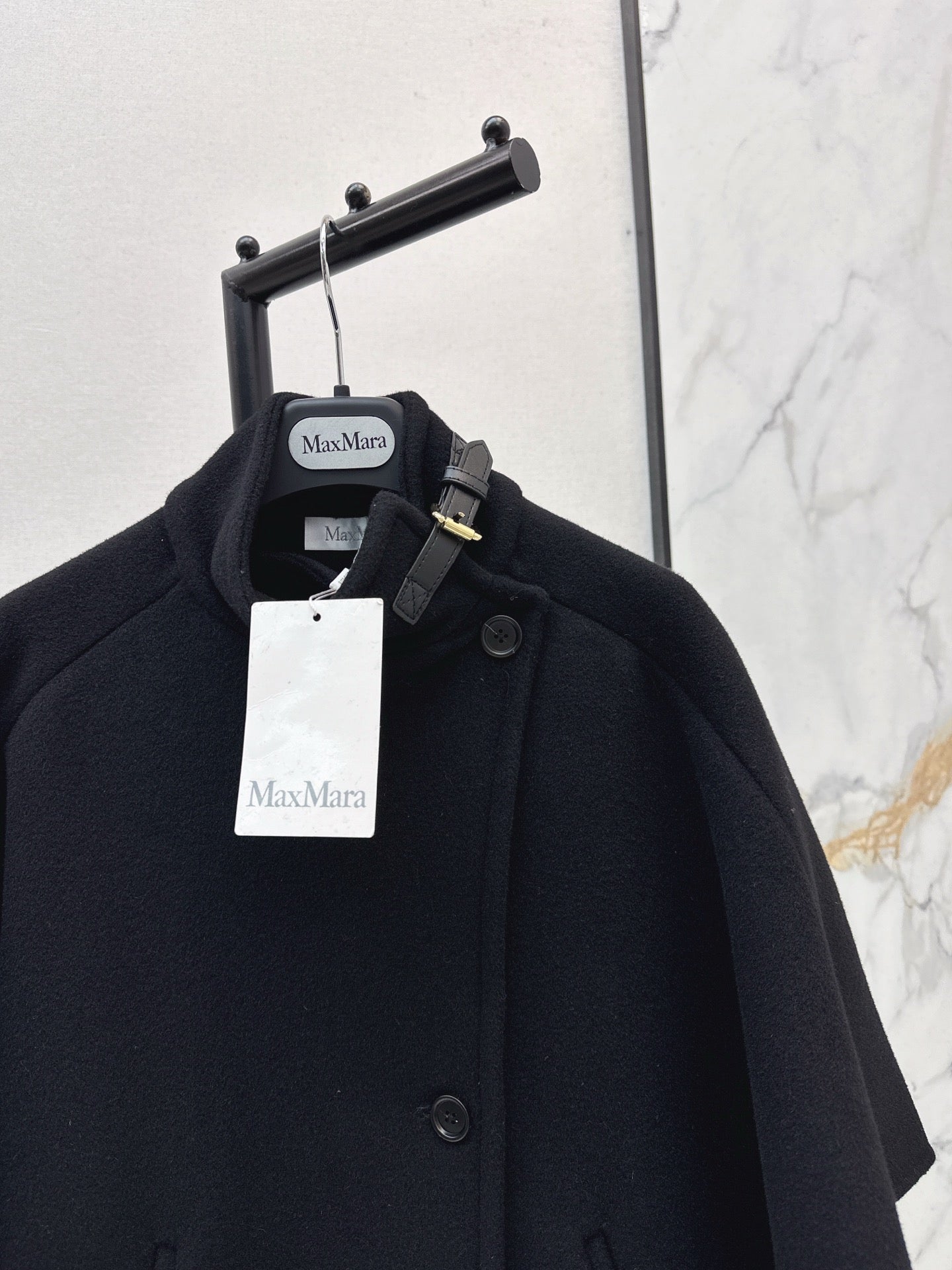 Max NEW woolen cape coat