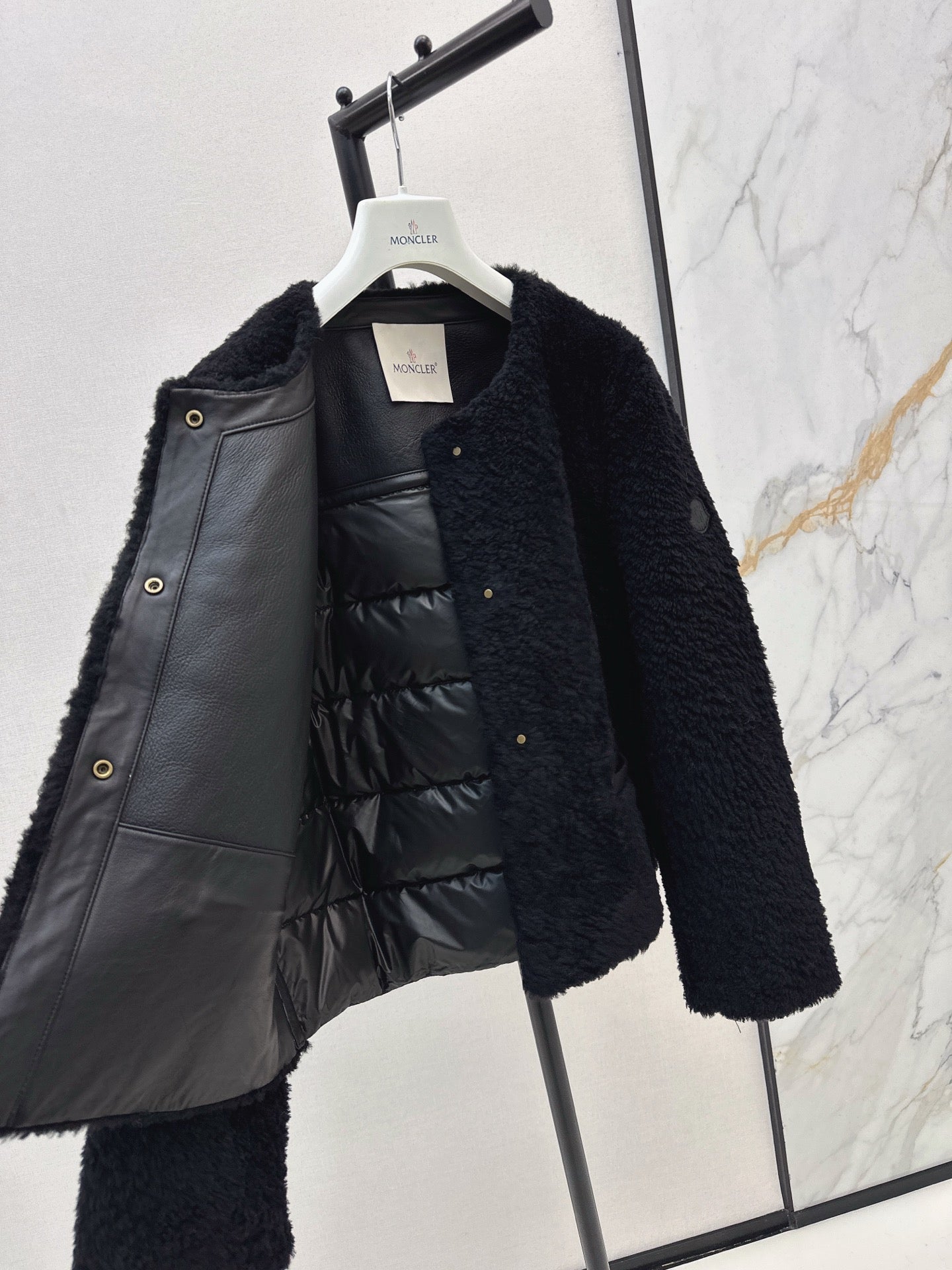 Monc NEW fur down jacket