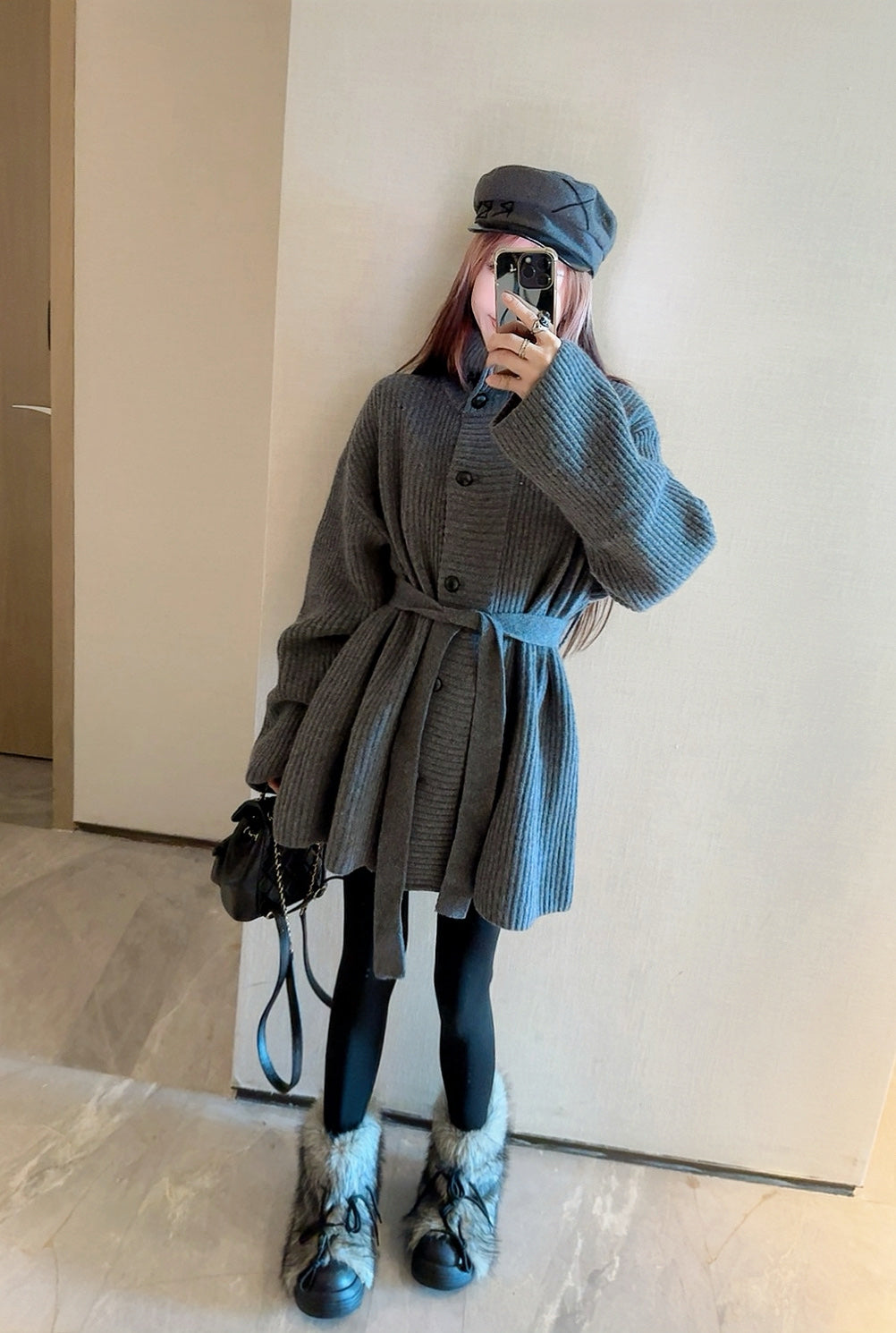 Brune NEW knitted coat