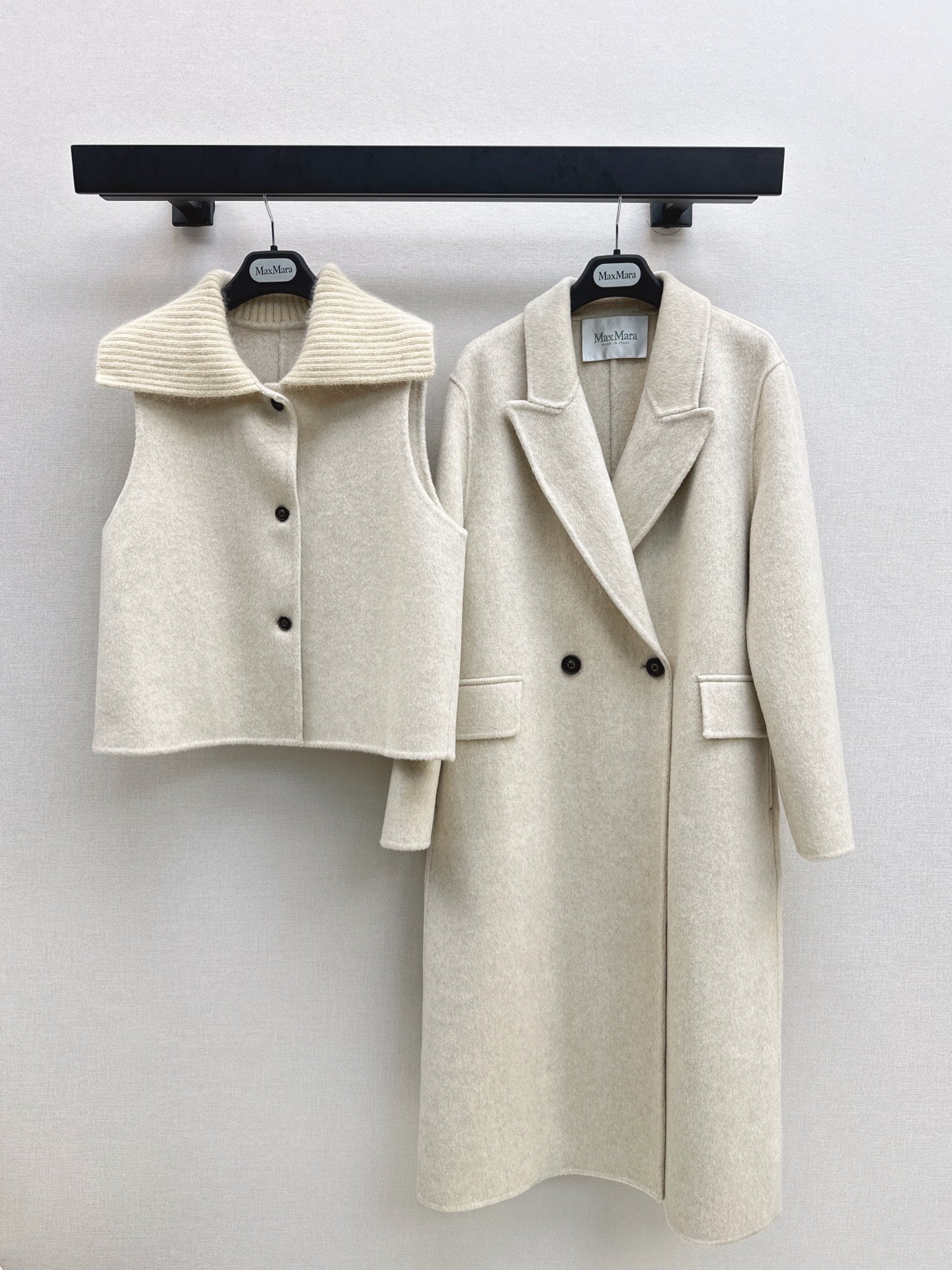 Max NEW Wool coat and vest set