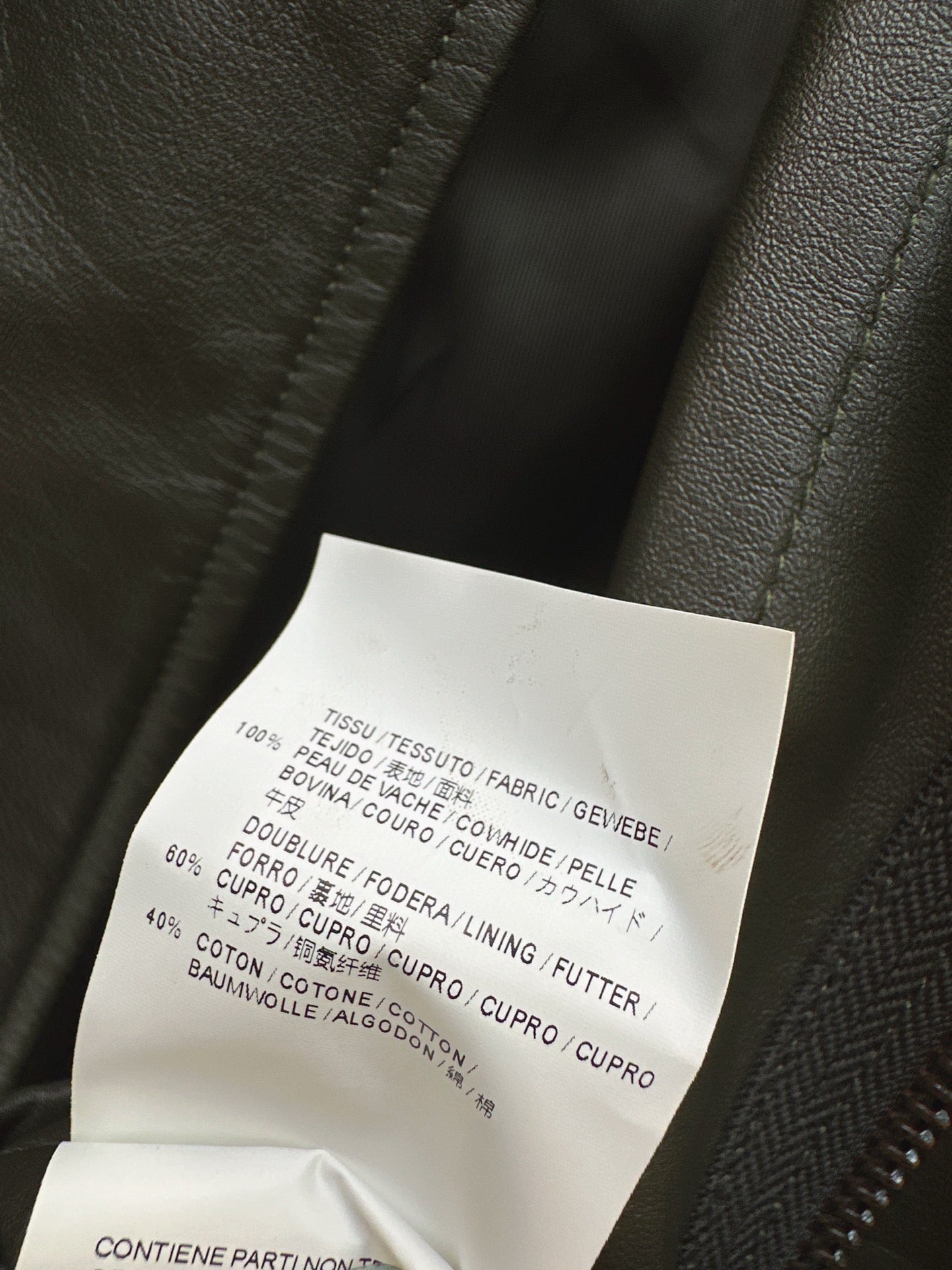 Lm NEW genuine leather jacket