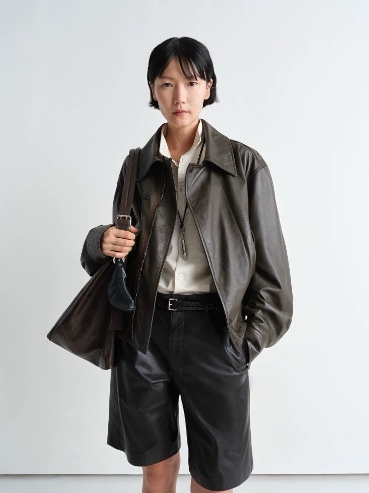 Lm NEW genuine leather jacket