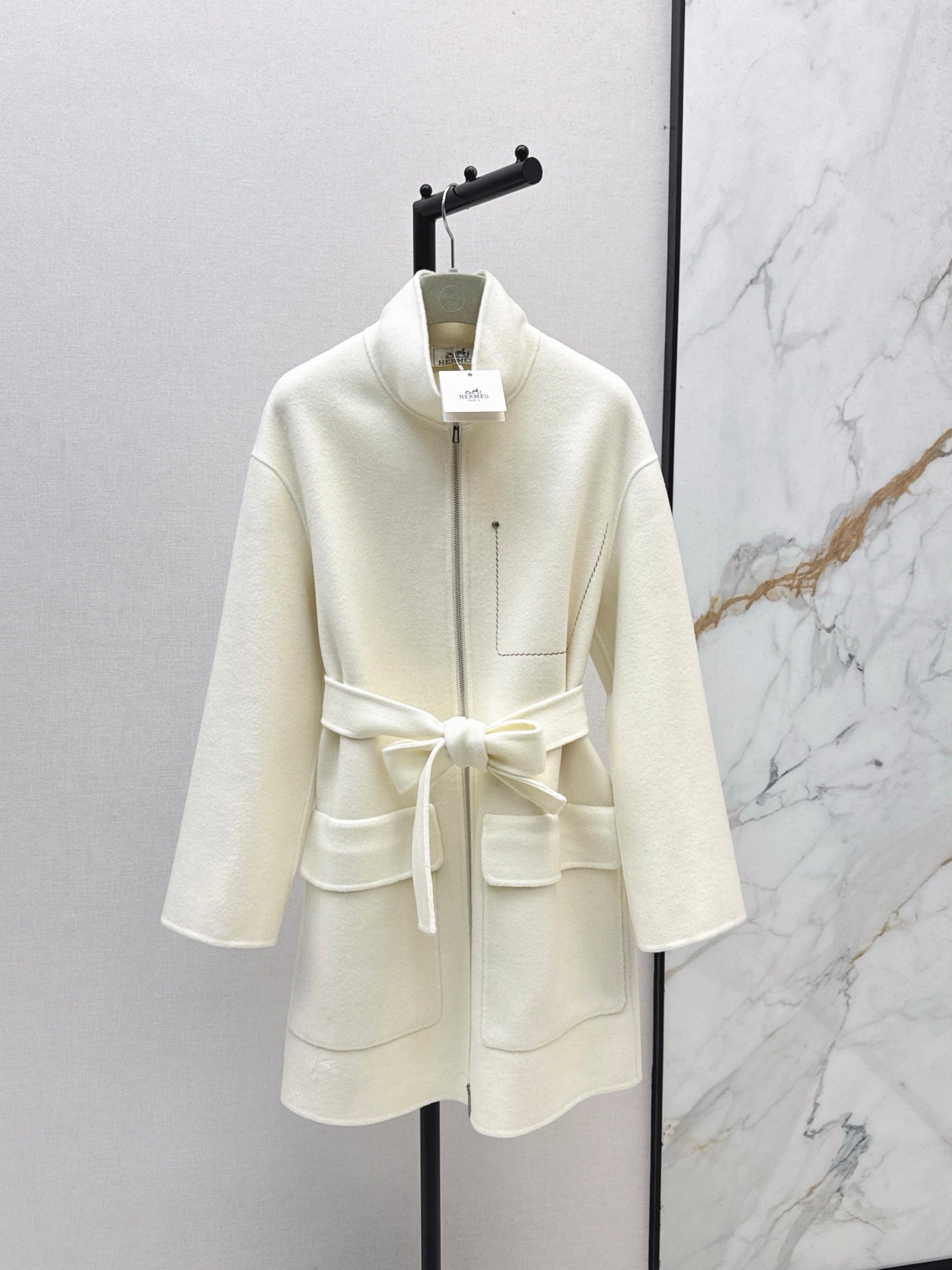 Herm NEW wool trench coat