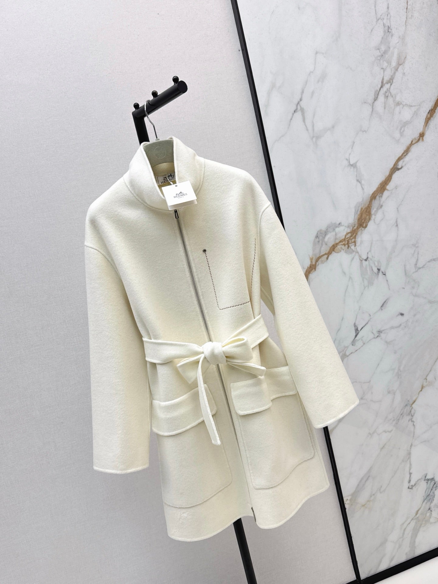 Herm NEW wool trench coat