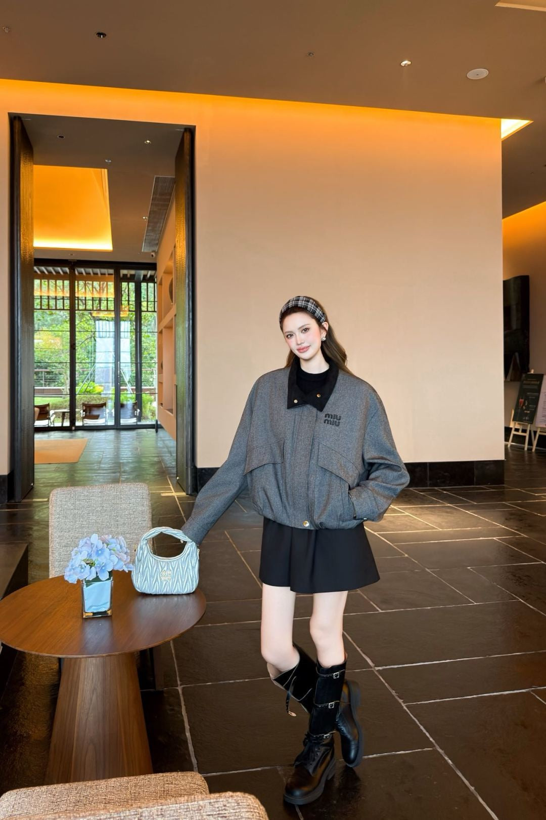 Miu NEW baseball jacket