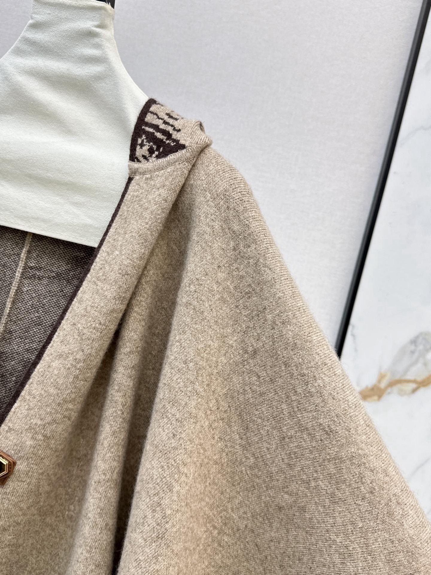 Bur NEW wool cape coat