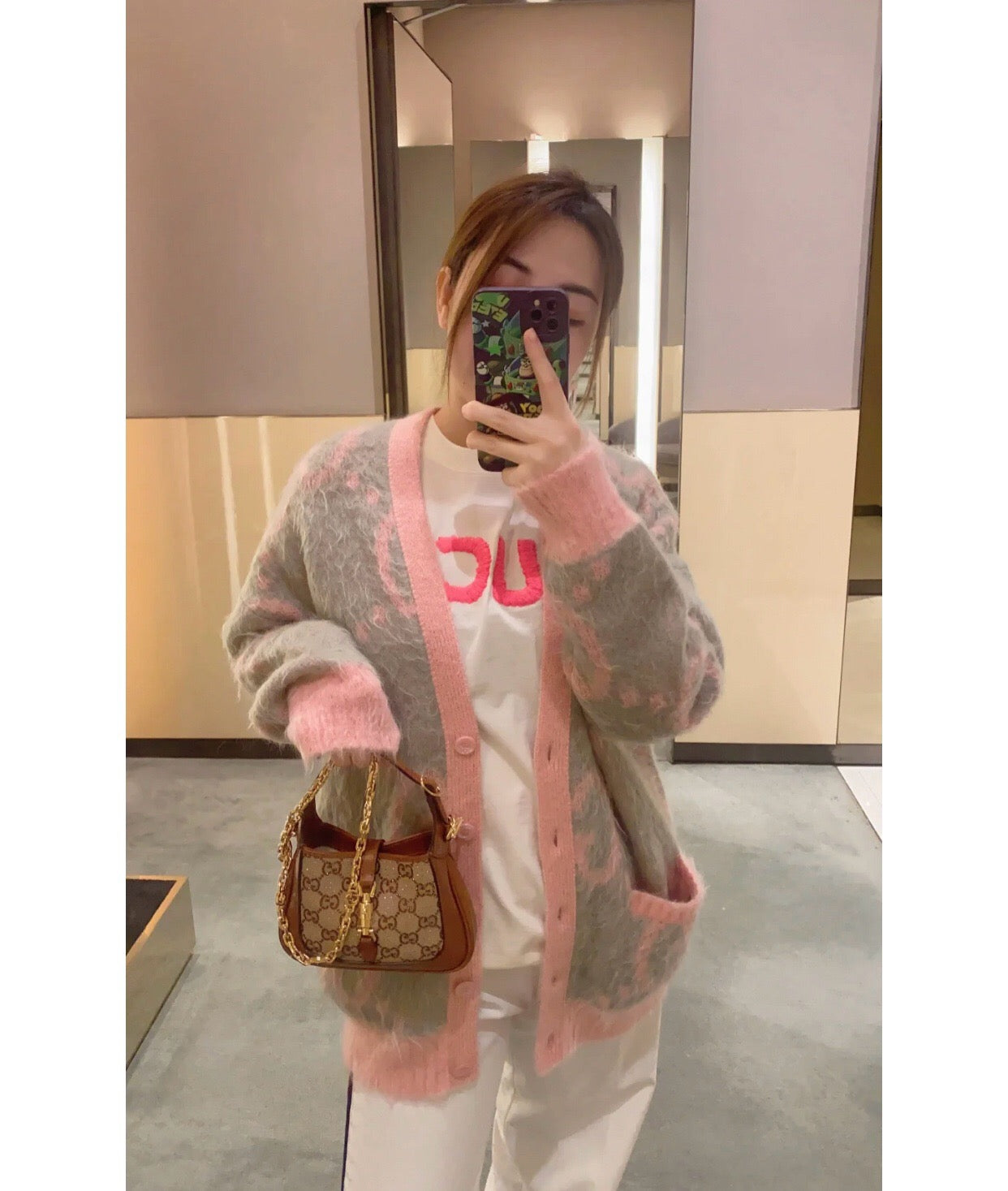 Guc NEW jacquard cardigan