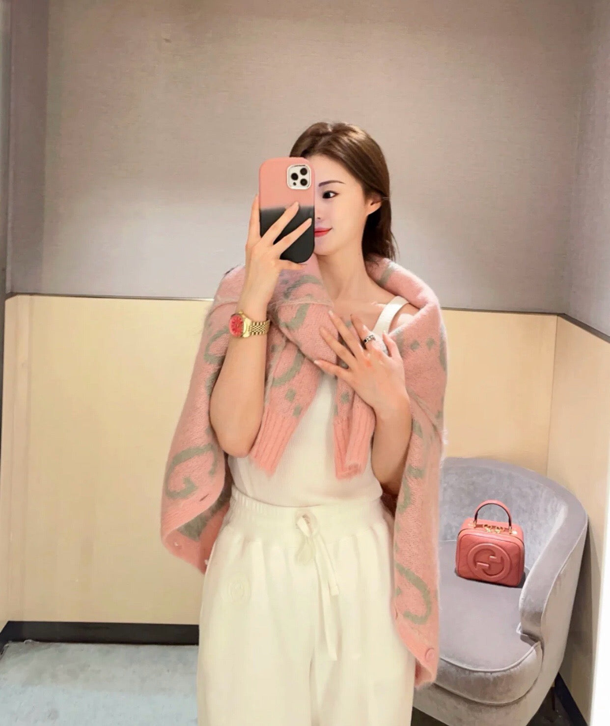 Guc NEW jacquard cardigan