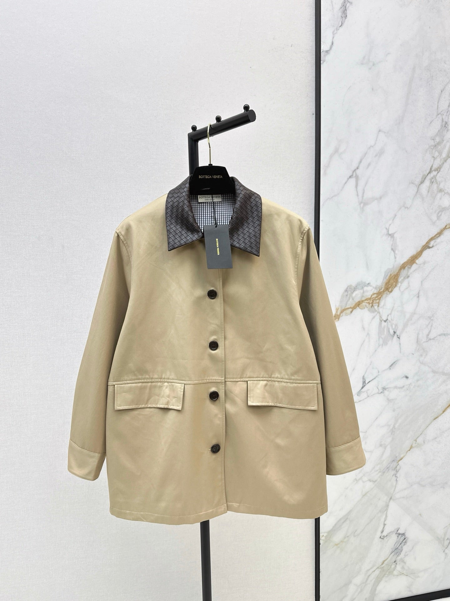 Bott NEW woven leather jacket