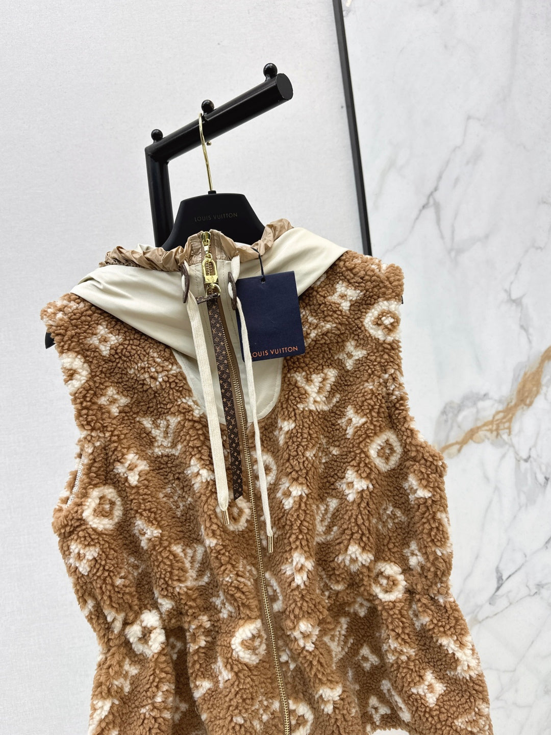 Louis NEW Plush hooded vest