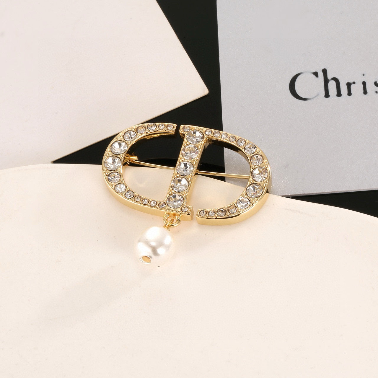 CD New Alphabet brooch