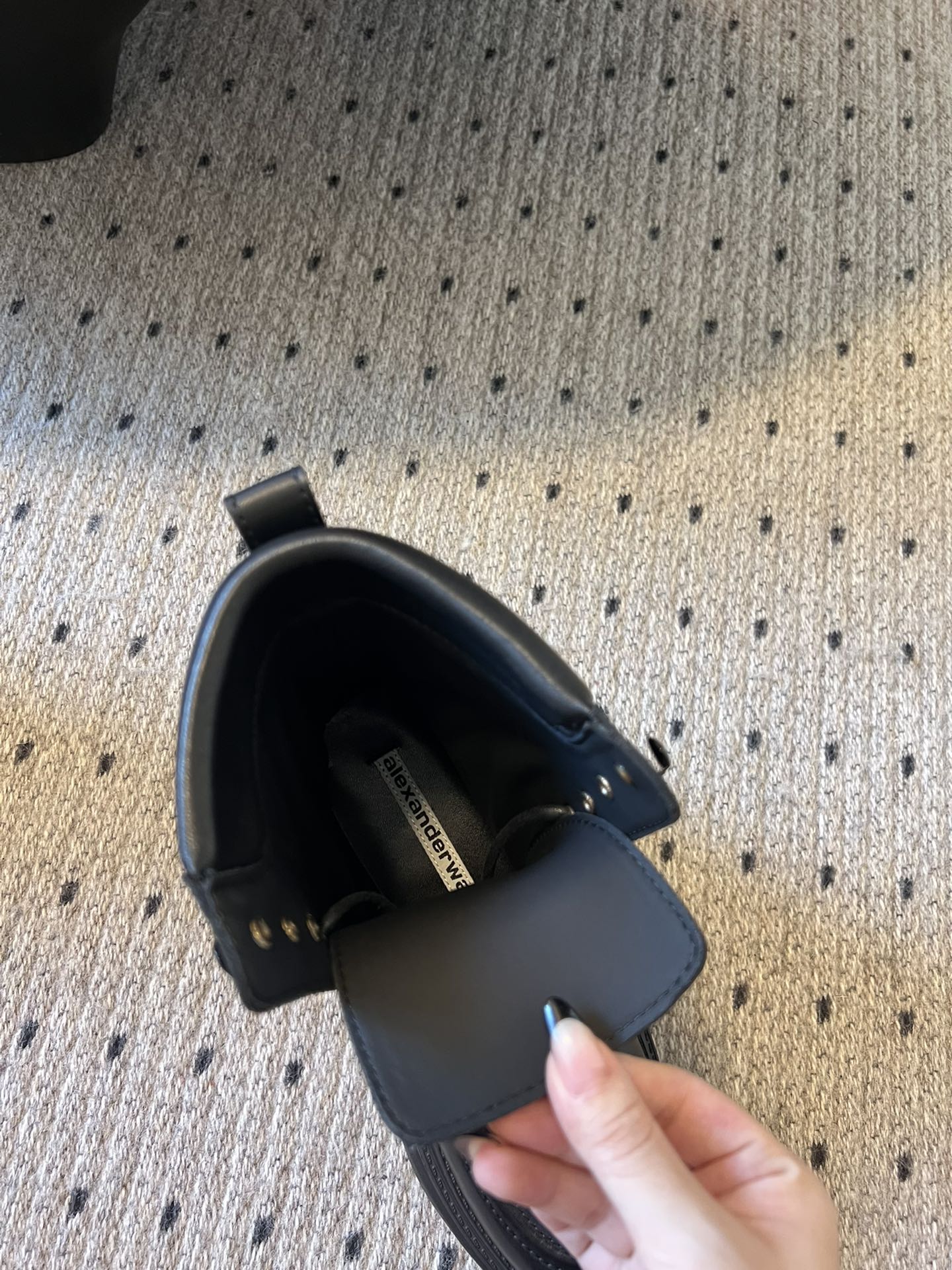 Alex 25fw combat boots