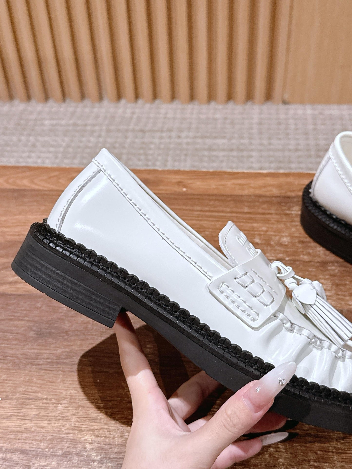 Miu 25fw loafer shoes