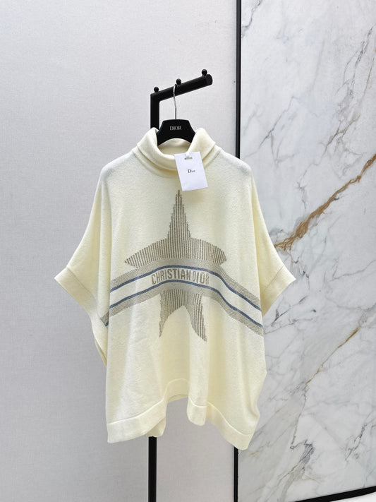 CD NEW Knitted Cape Sweater