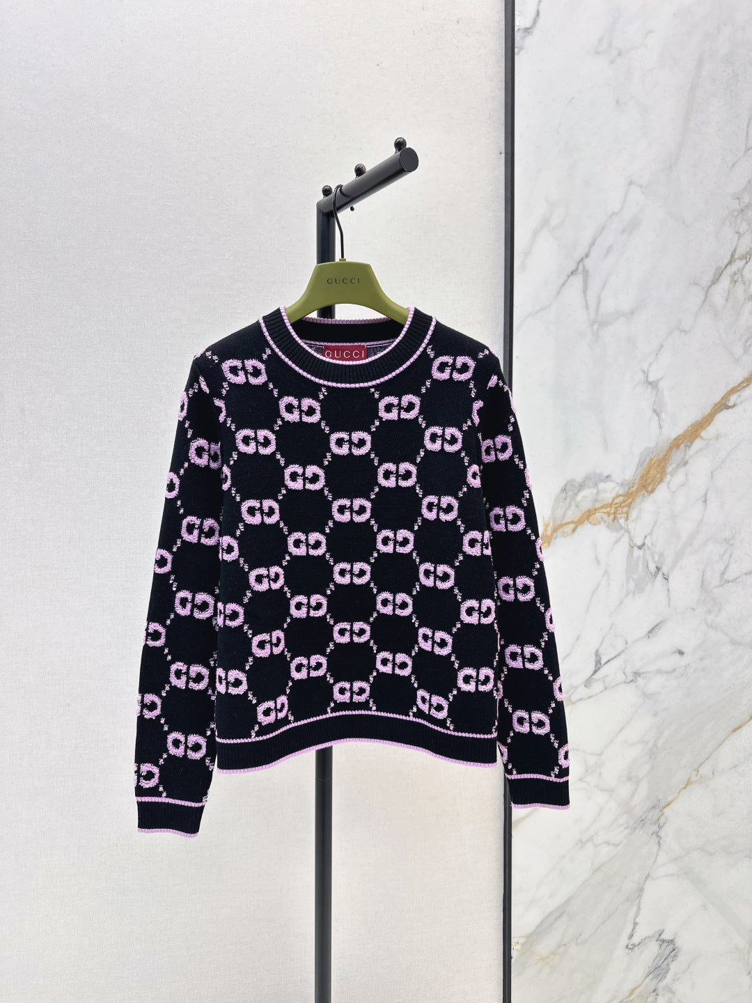 Guc NEW Jacquard knitted sweater