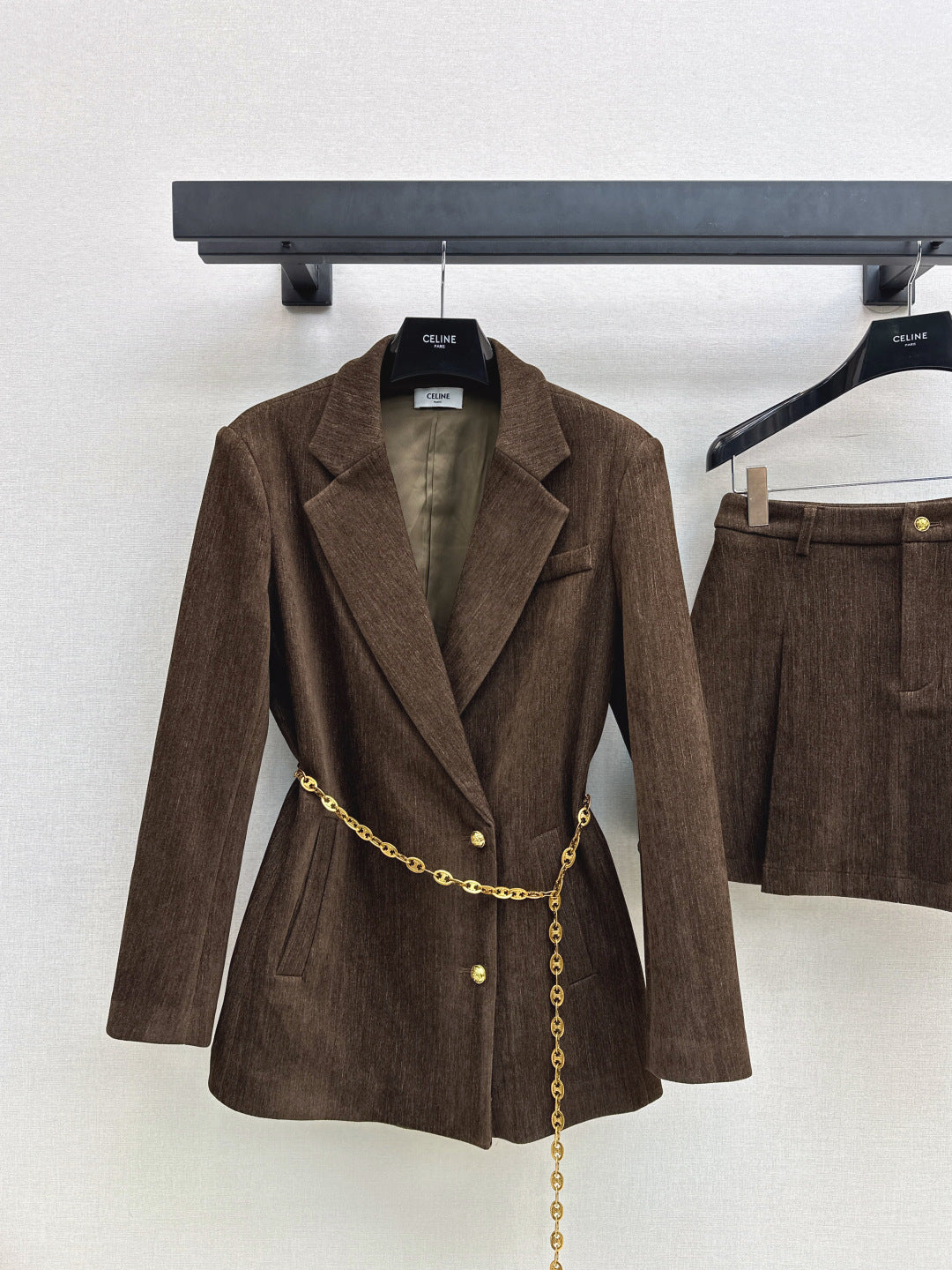 Ce1i NEW Blazer and pleated skirt set