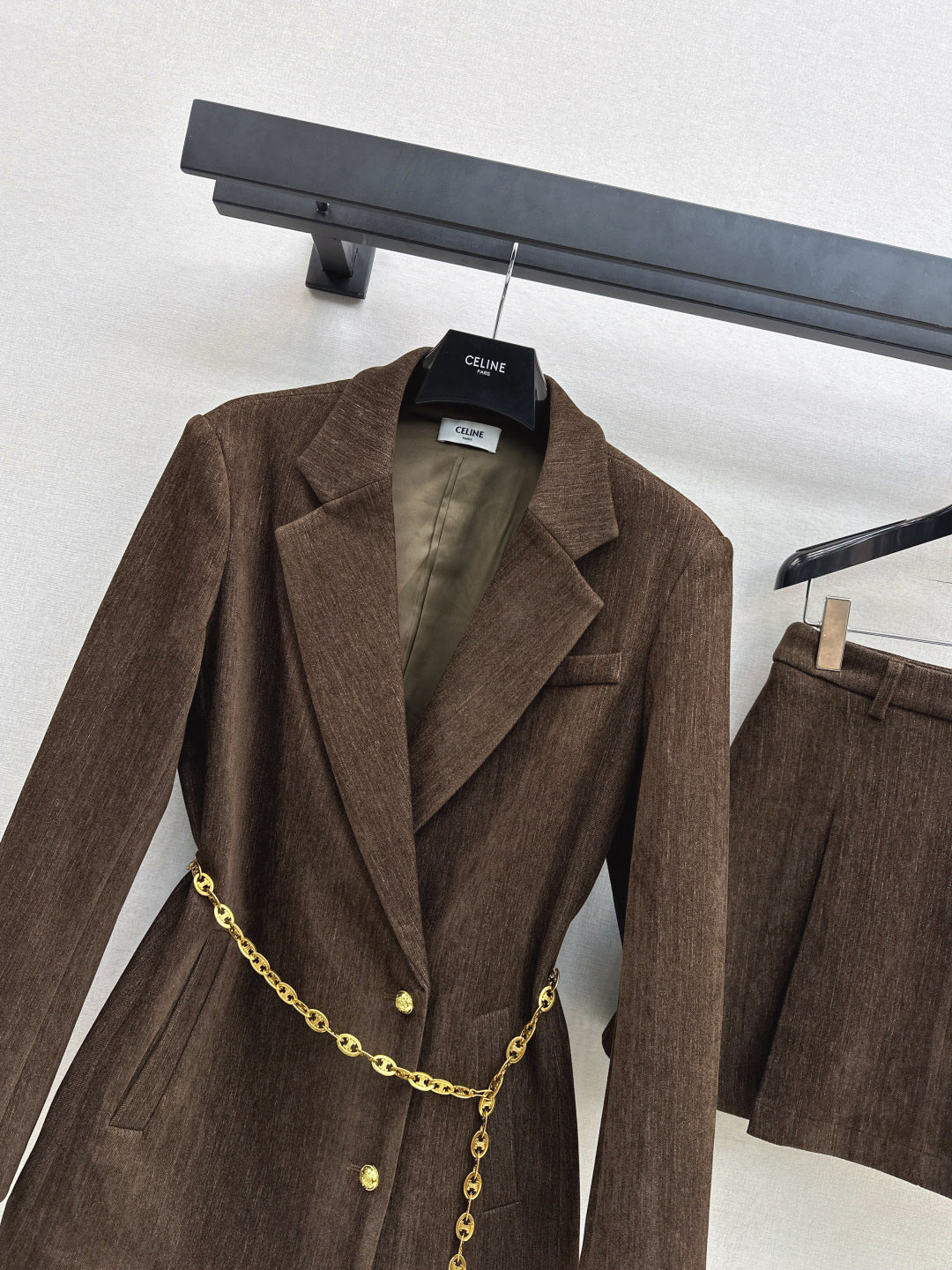 Ce1i NEW Blazer and pleated skirt set