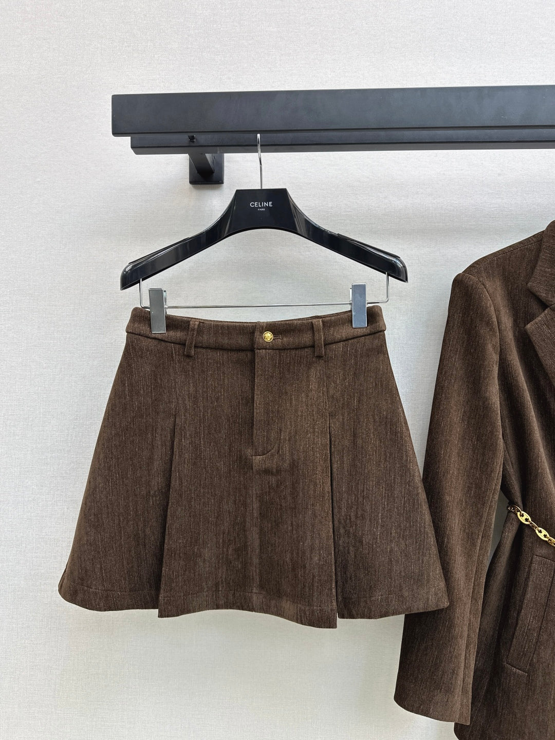 Ce1i NEW Blazer and pleated skirt set