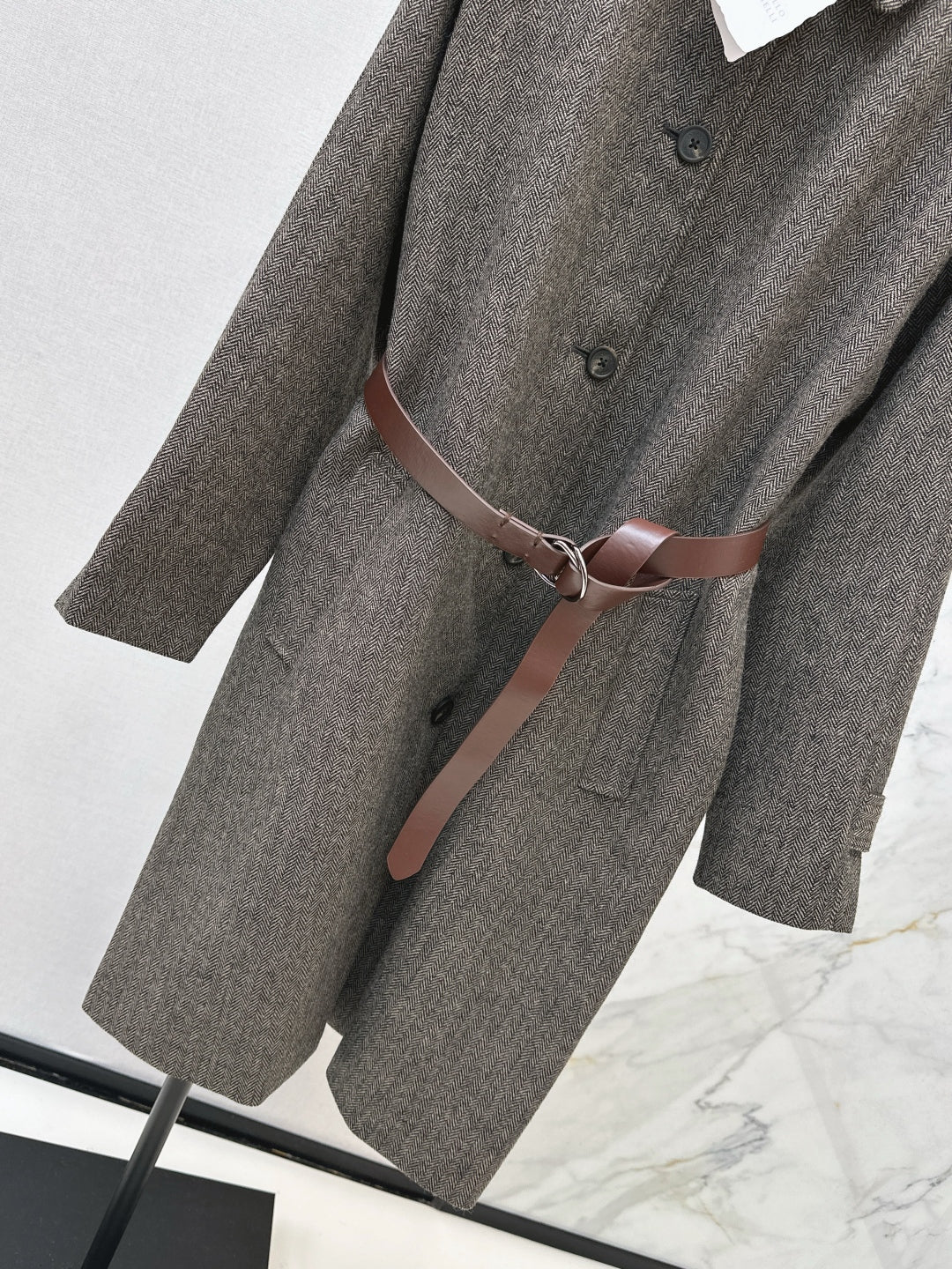 Brun NEW Wool coat