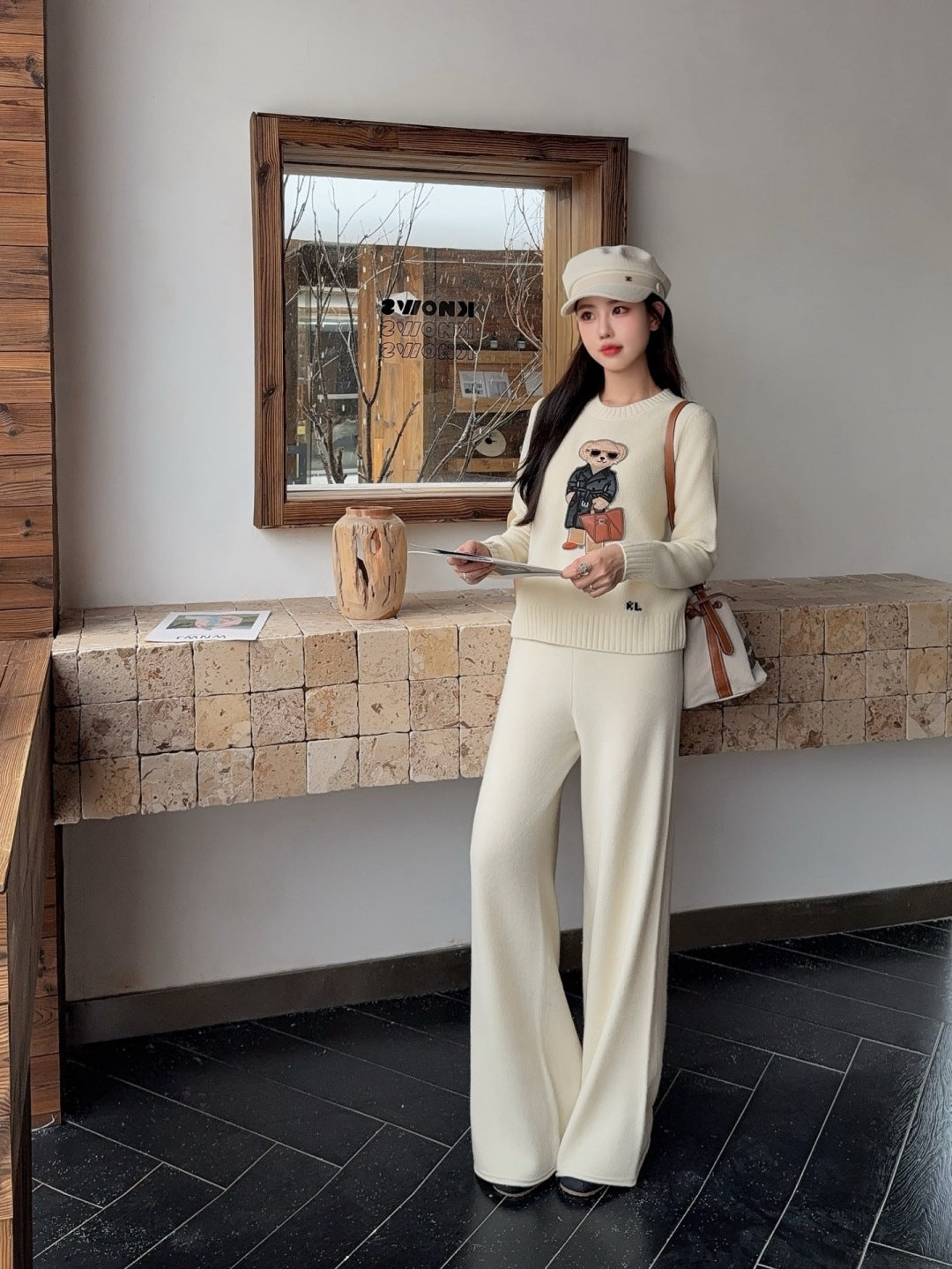 Ral NEW Sweater and straight-leg pants set