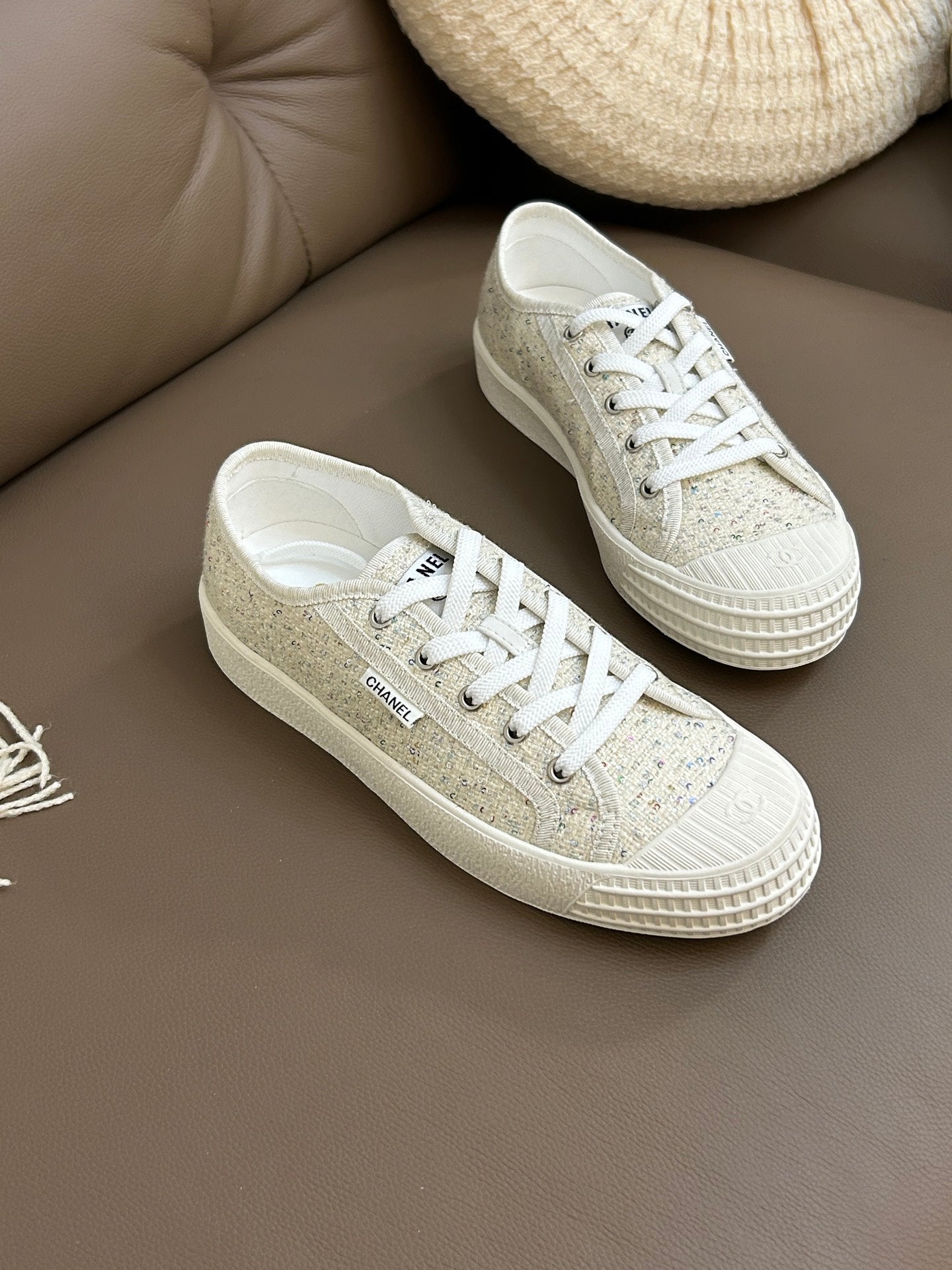 Chan 25fw causal canvas sneakers
