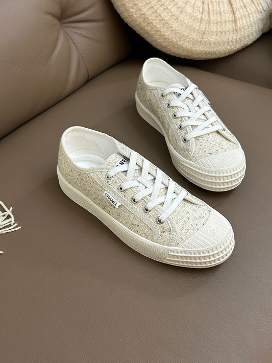Chan 25fw causal canvas sneakers