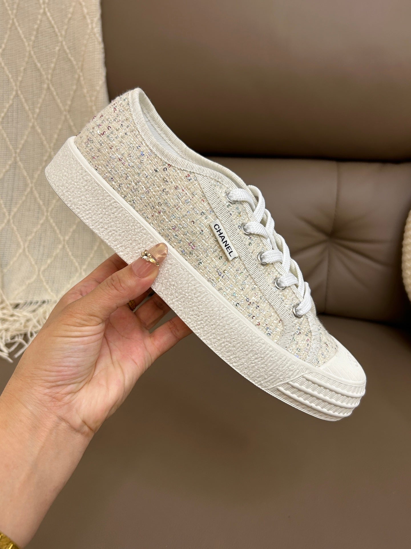 Chan 25fw causal canvas sneakers