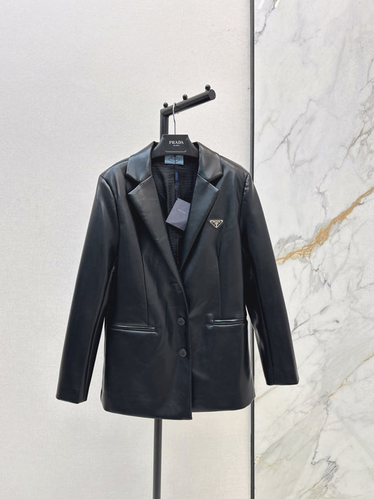 Pra NEW Leather blazer