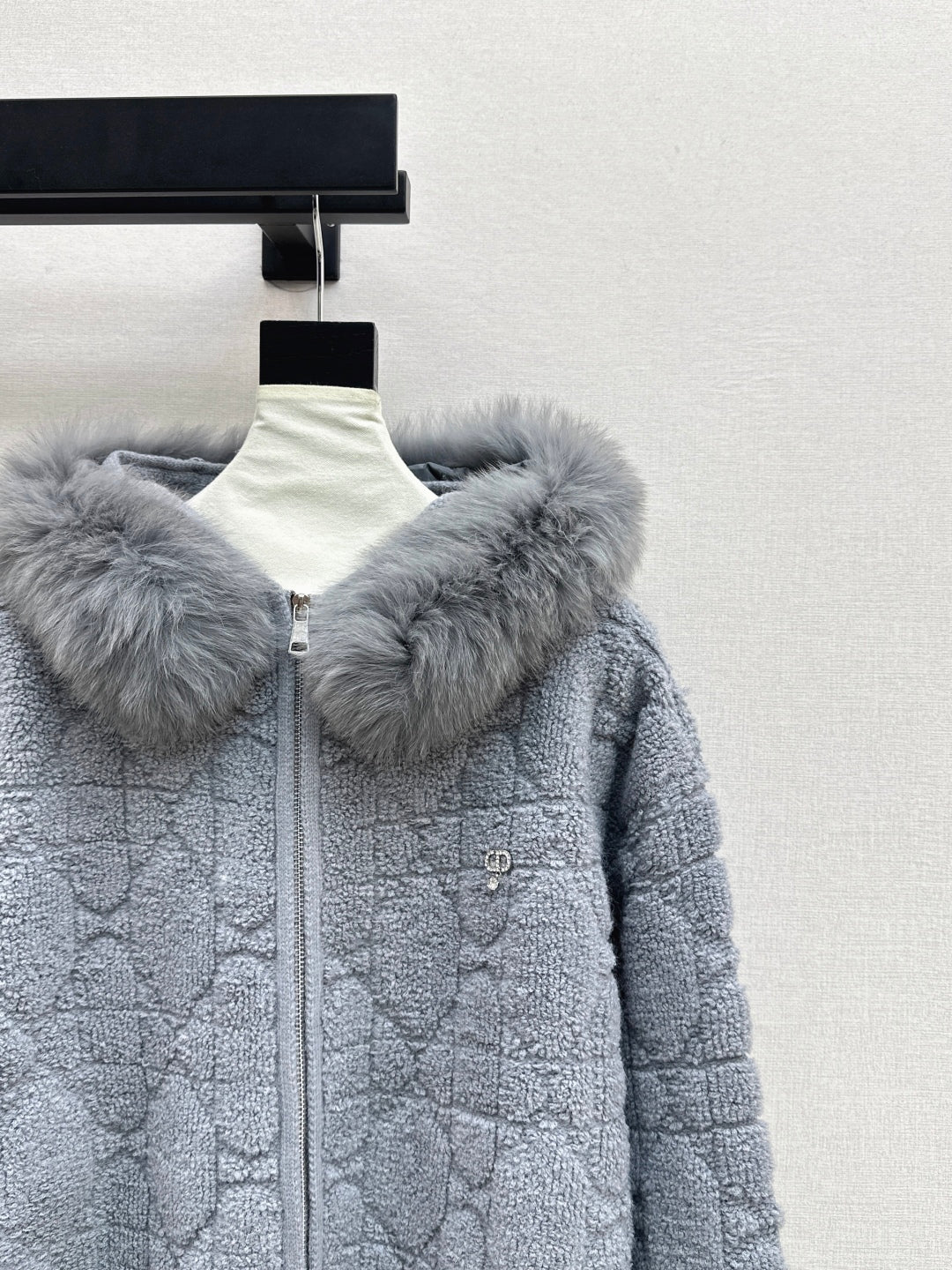 CD NEW fur collar jacket