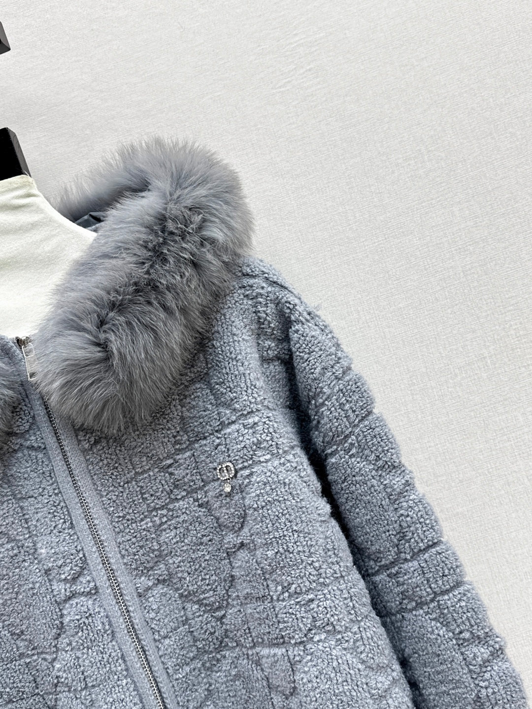 CD NEW fur collar jacket