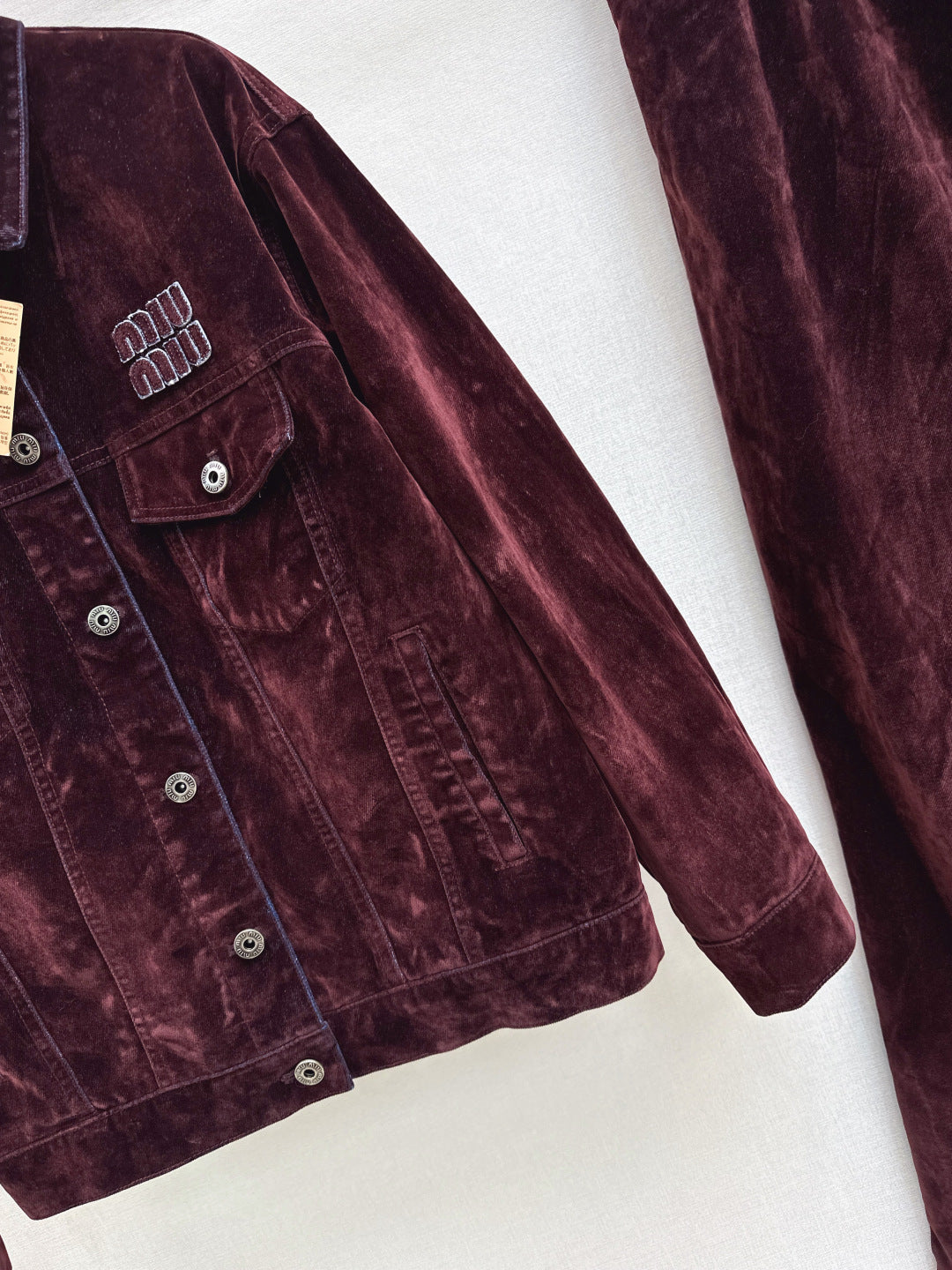Miu NEW velvet jacket